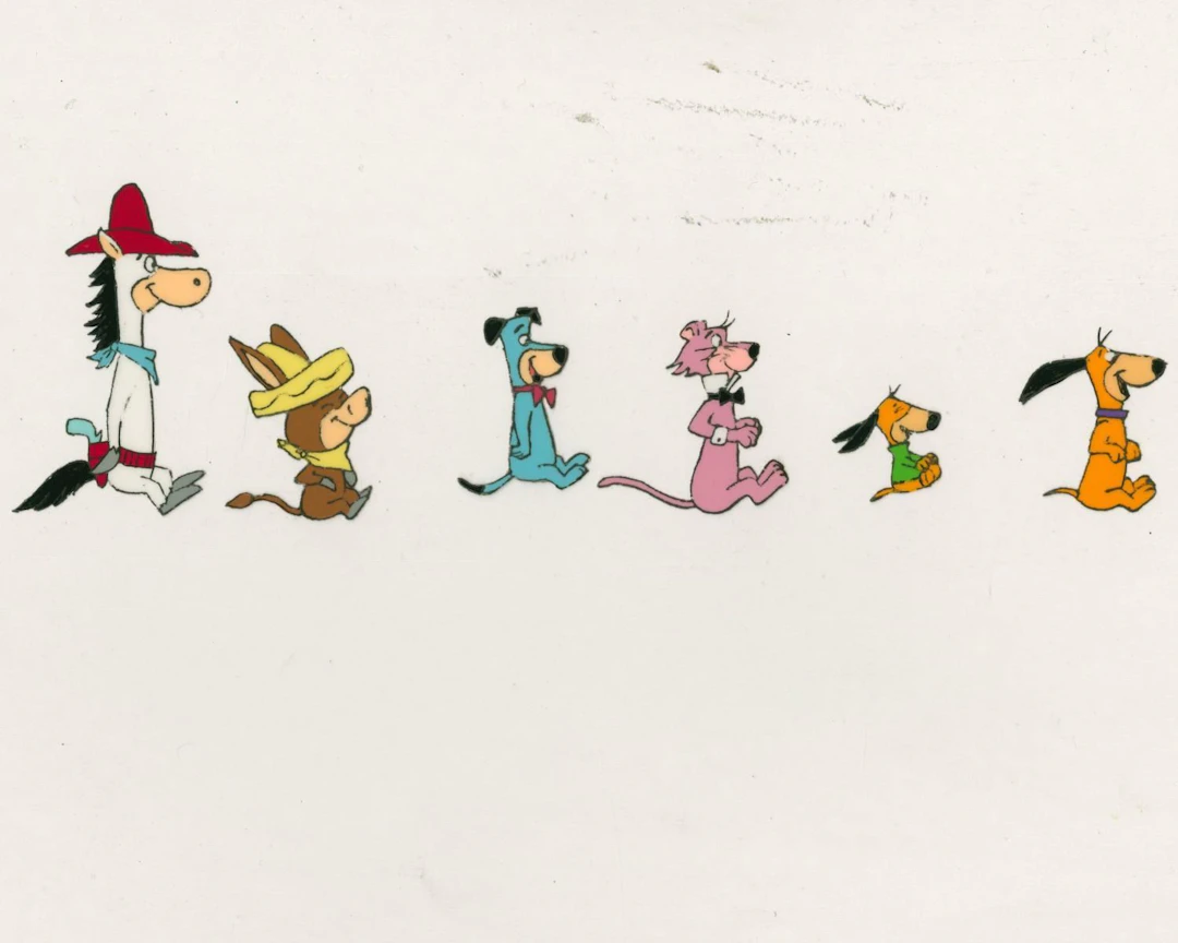 A "Yogi's Ark Lark" Multi-Character Production Cel.