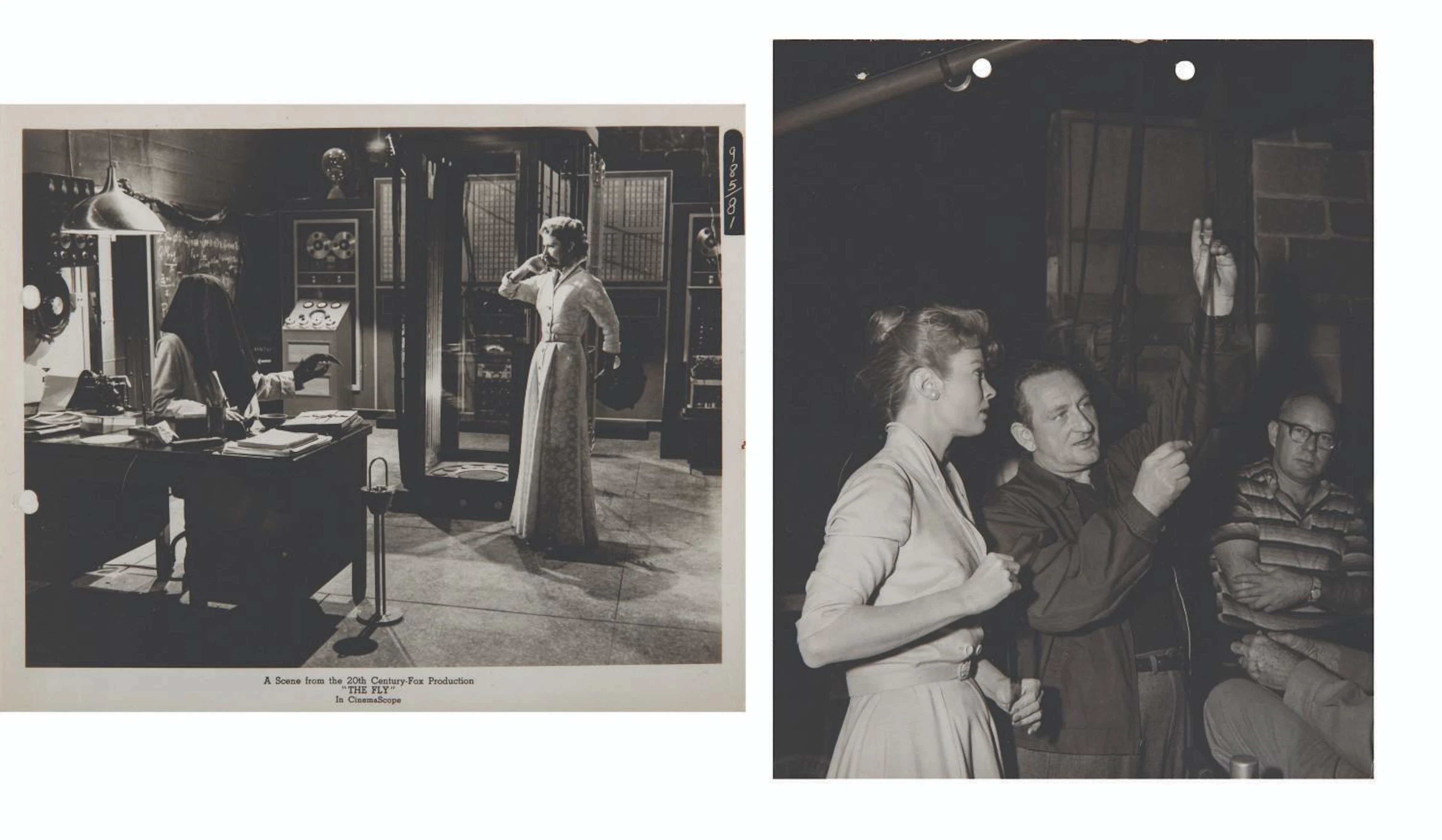A Pair of "The Fly" Publicity Photos.