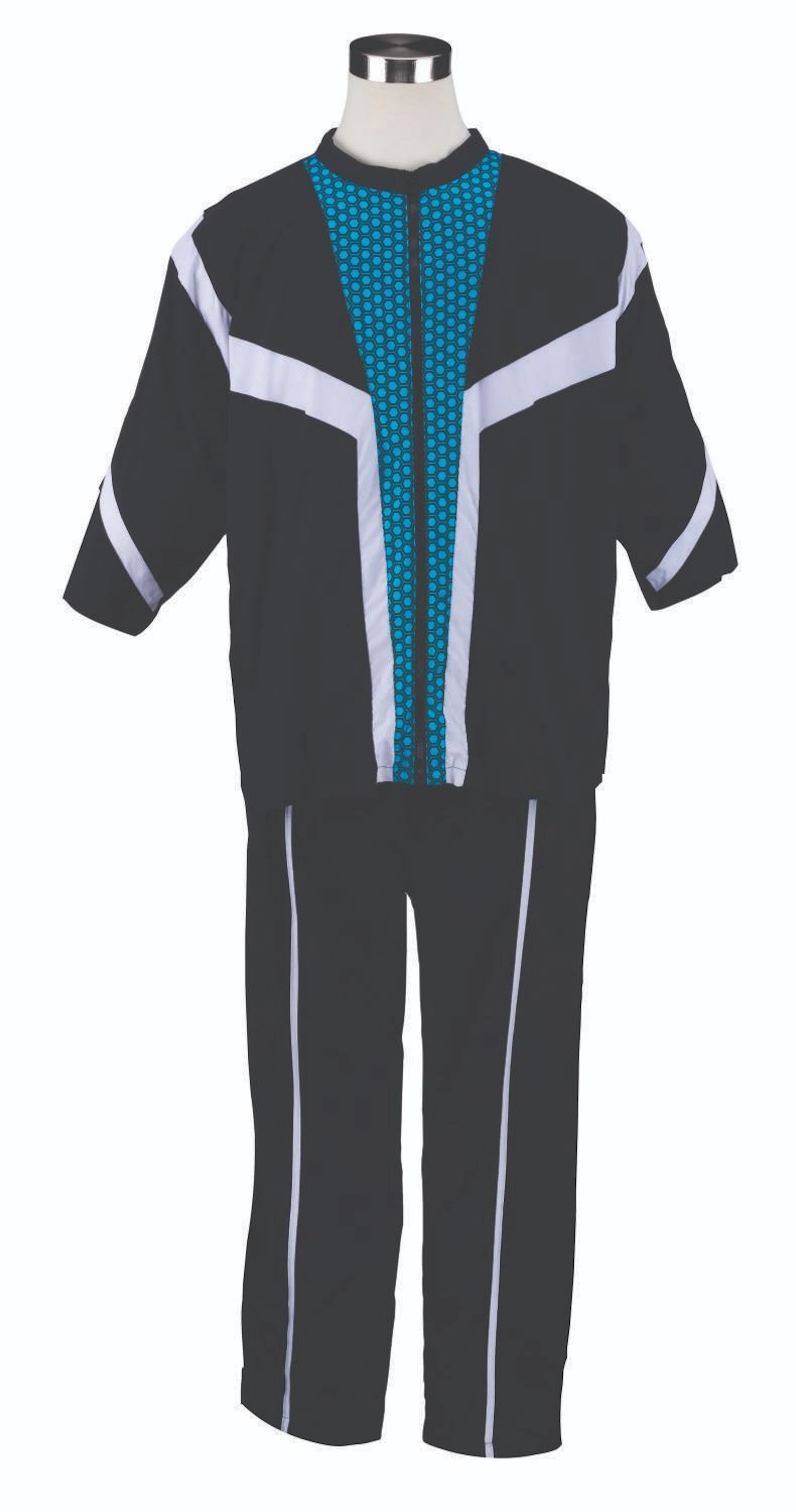 A TRON Lightcycle Run Cast Member Costume.