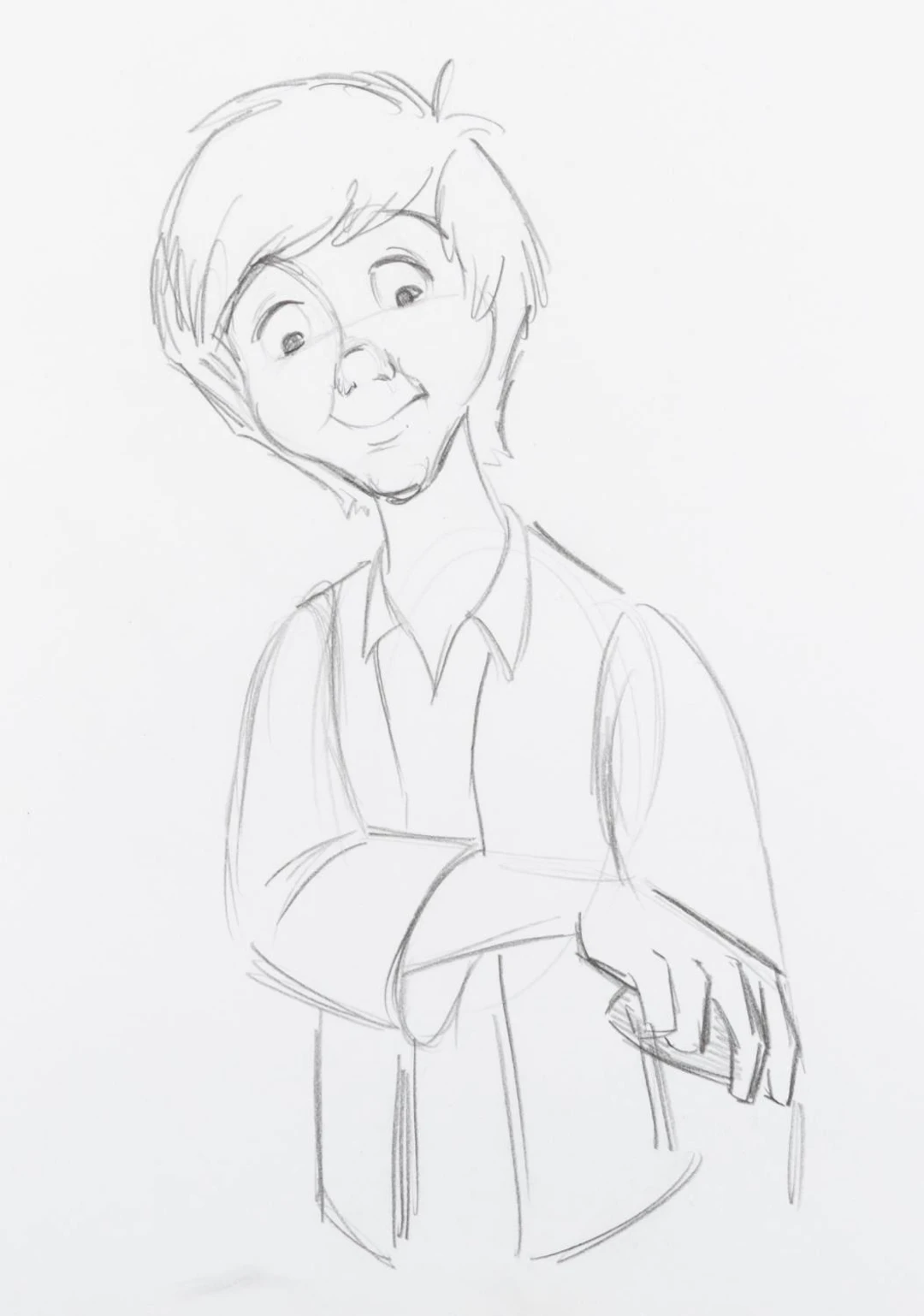 A "Black Cauldron" Taran Original Production Drawing.