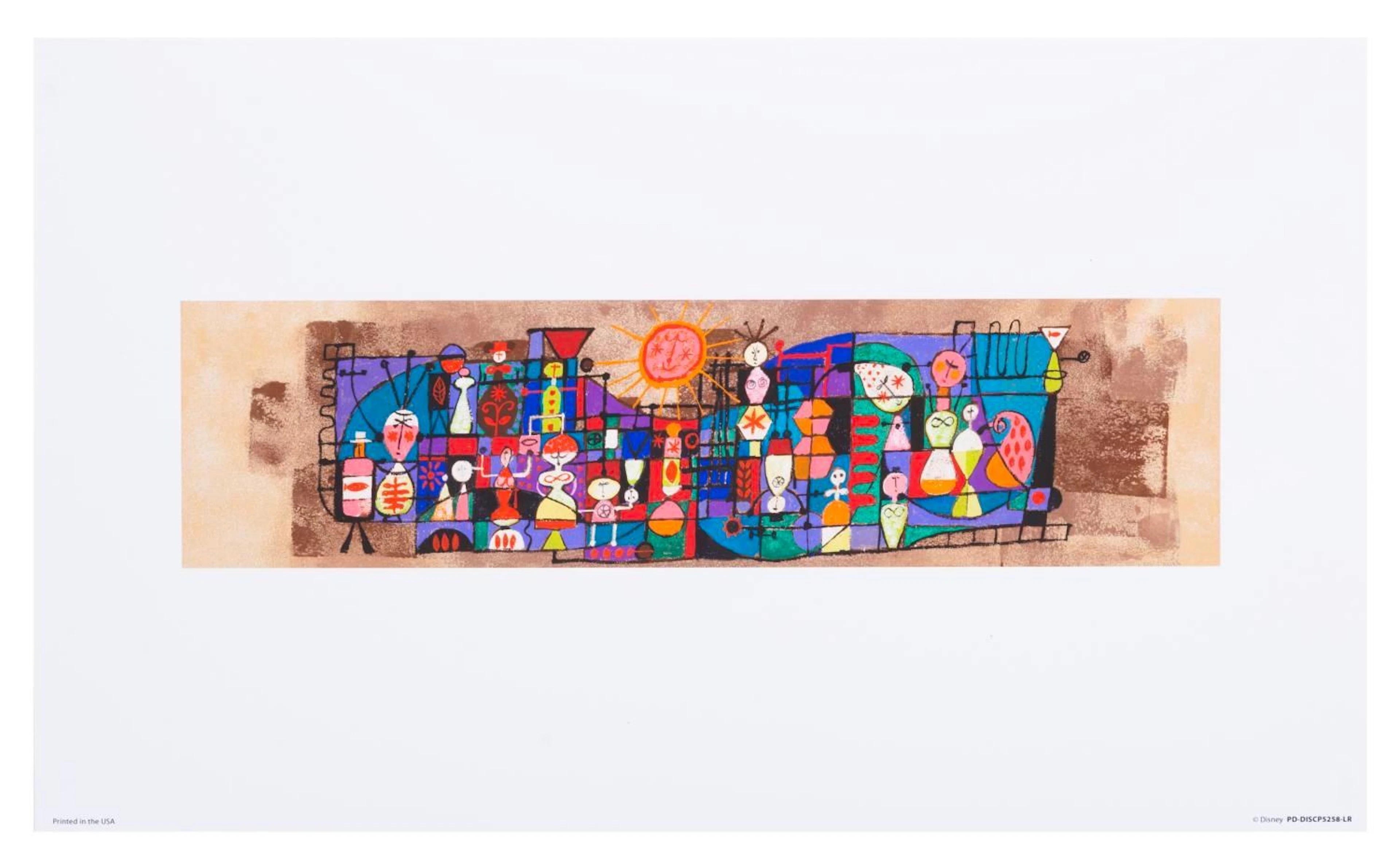 A Mary Blair Mural Concept Print.