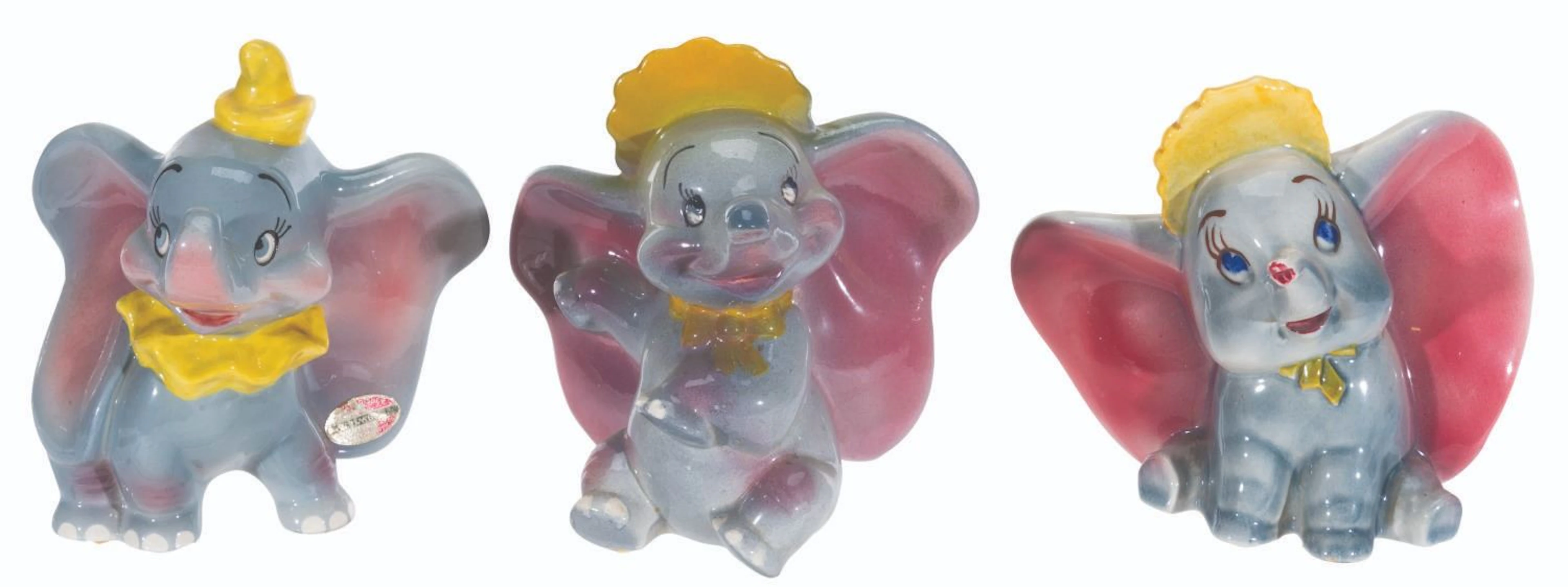 A Collection of "Dumbo" Ceramic Figurines.