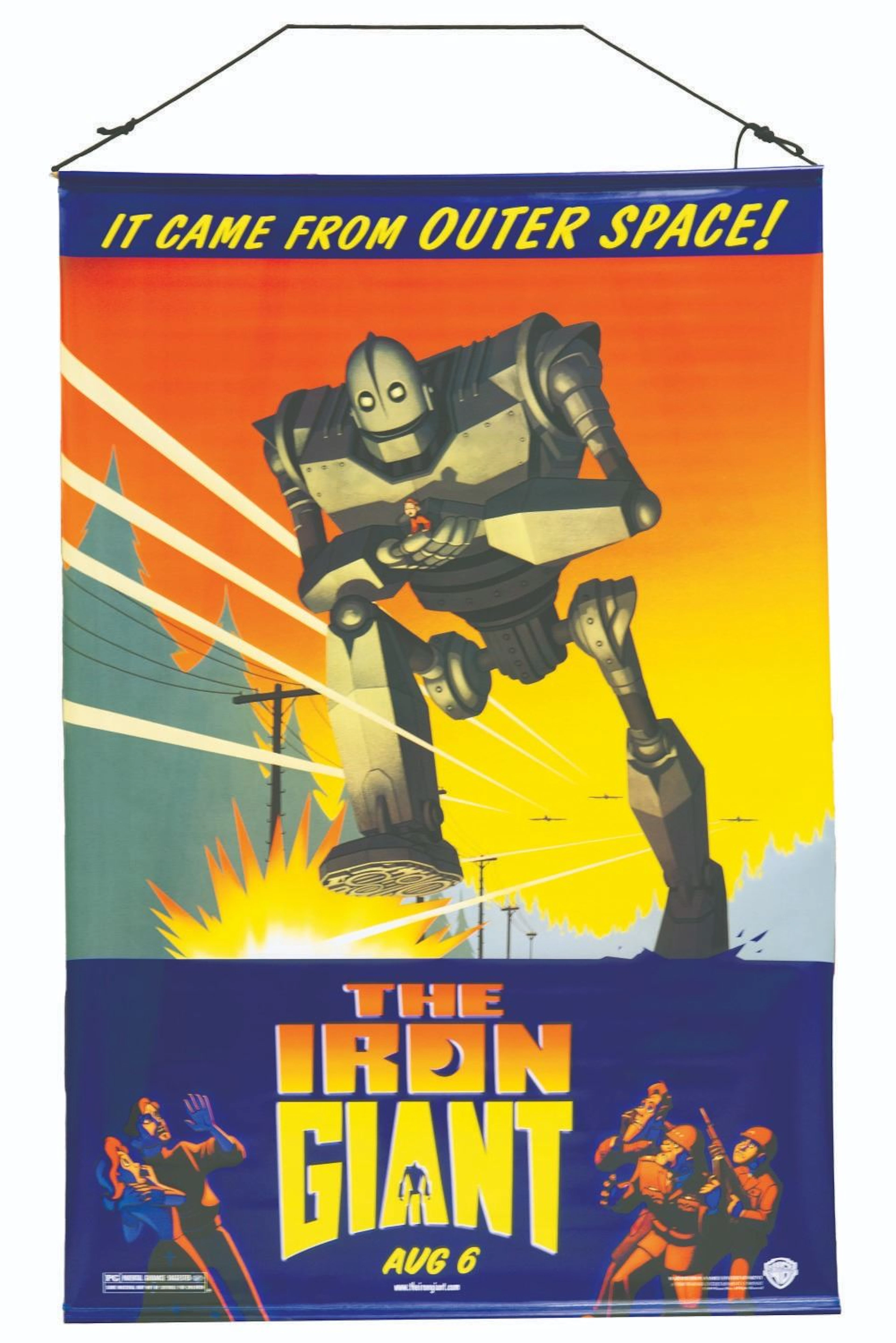 A Large "The Iron Giant" Banner.