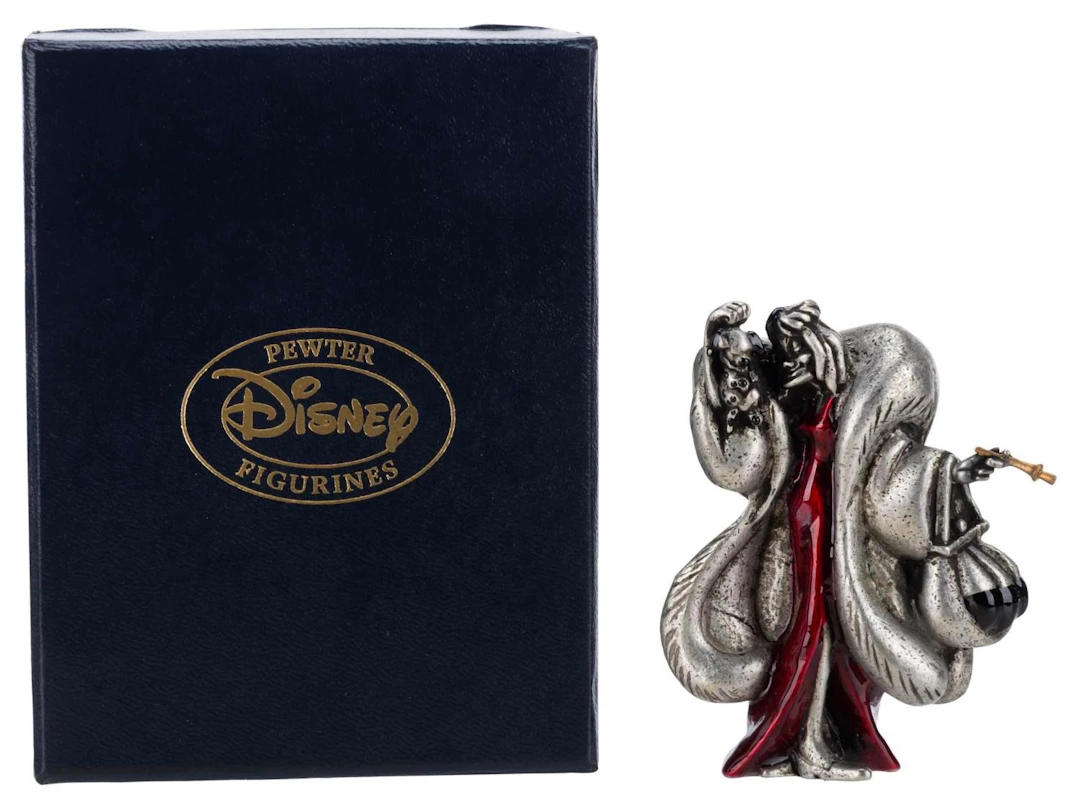 A Disney Catalog Cruella De Vil Pewter Sculpture.