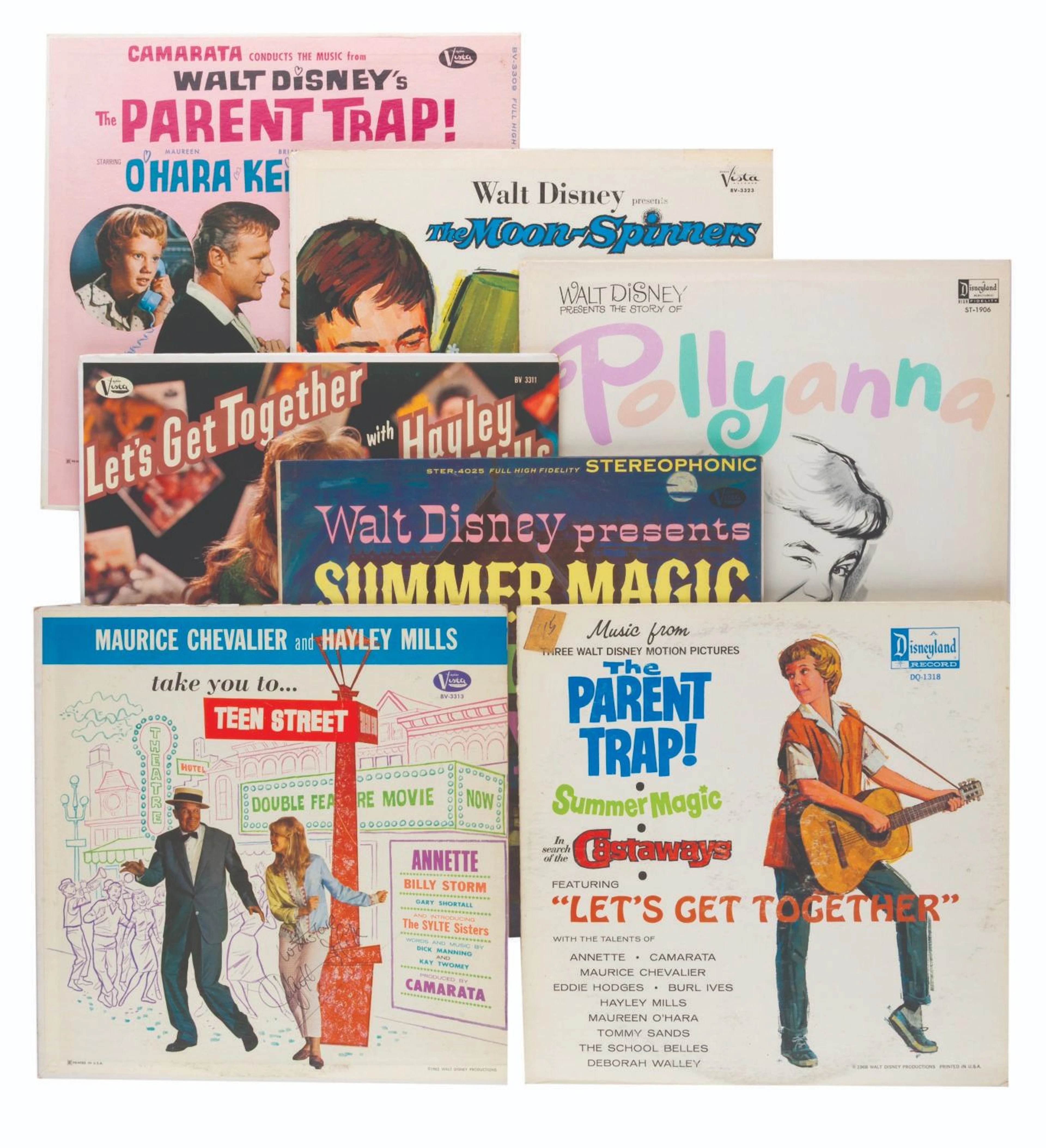 A Collection of Hayley Hills Records with a Signature.