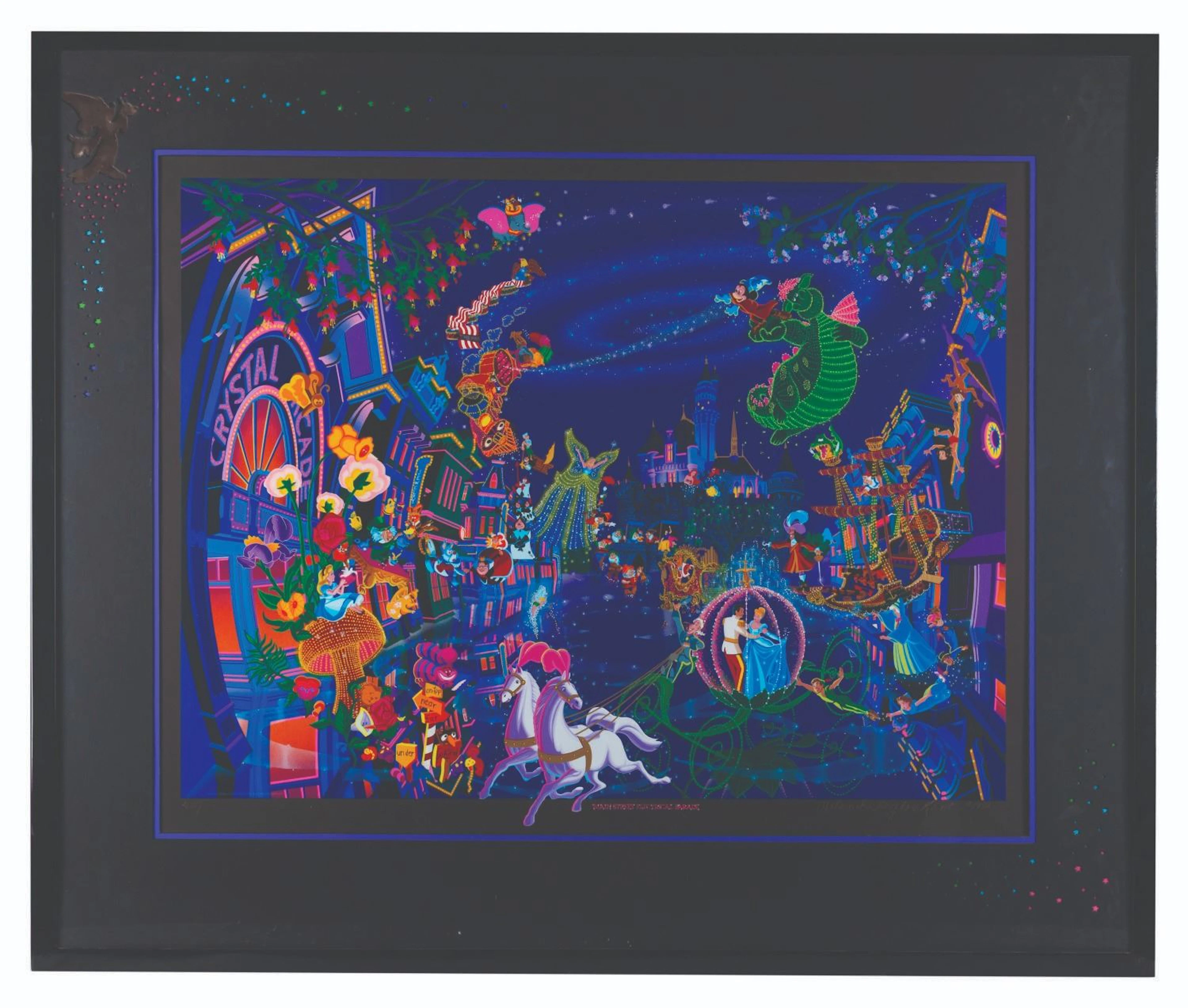 A Musical Light-Up Main Street Electrical Parade Display.