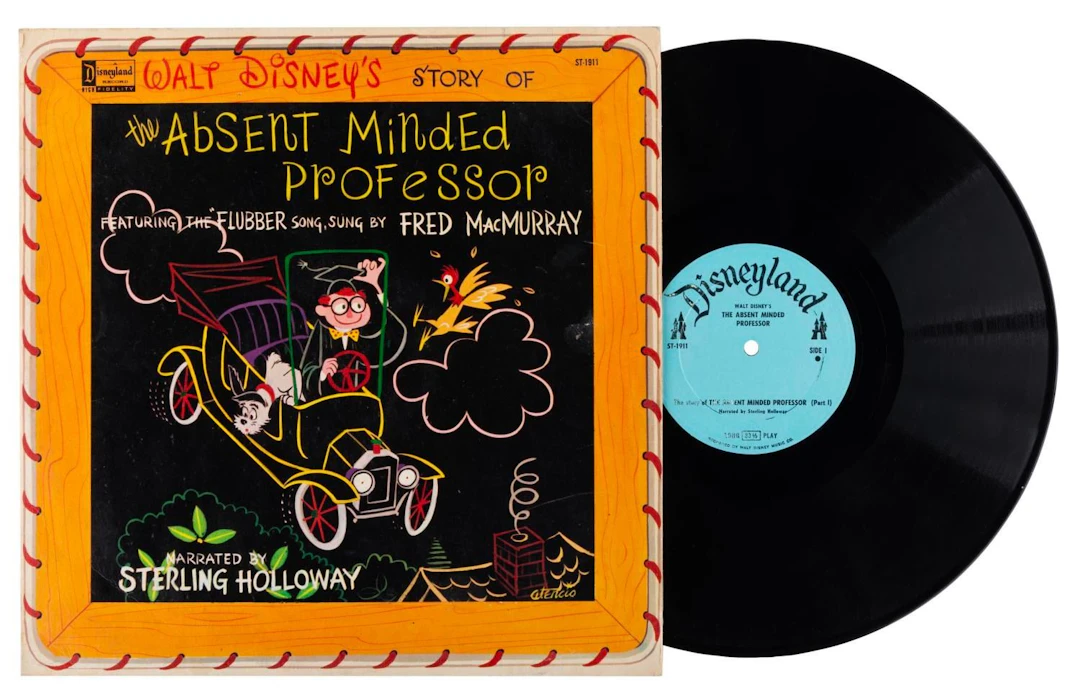 A Walt Disney's "Absent Minded Professor" Record Album.