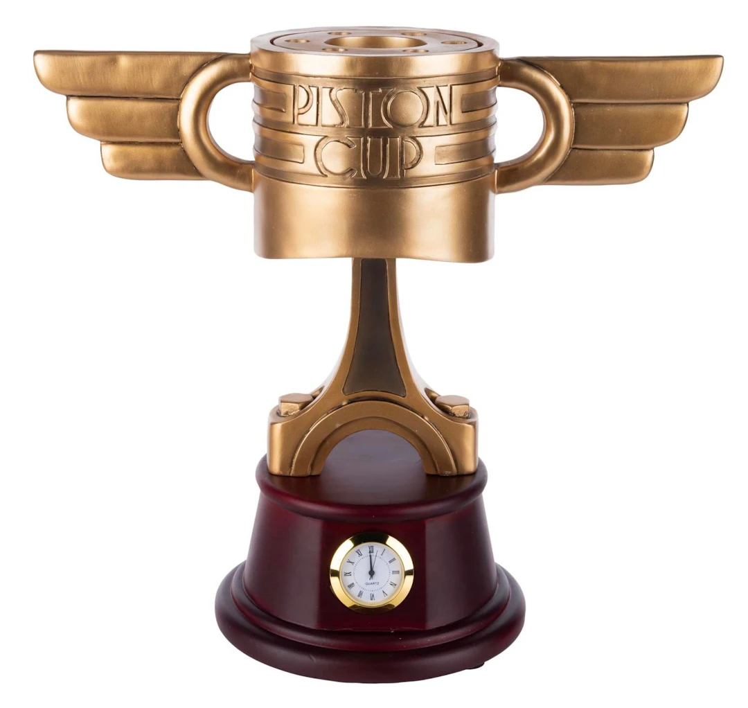 A "Cars" Piston Cup Decorative Clock.