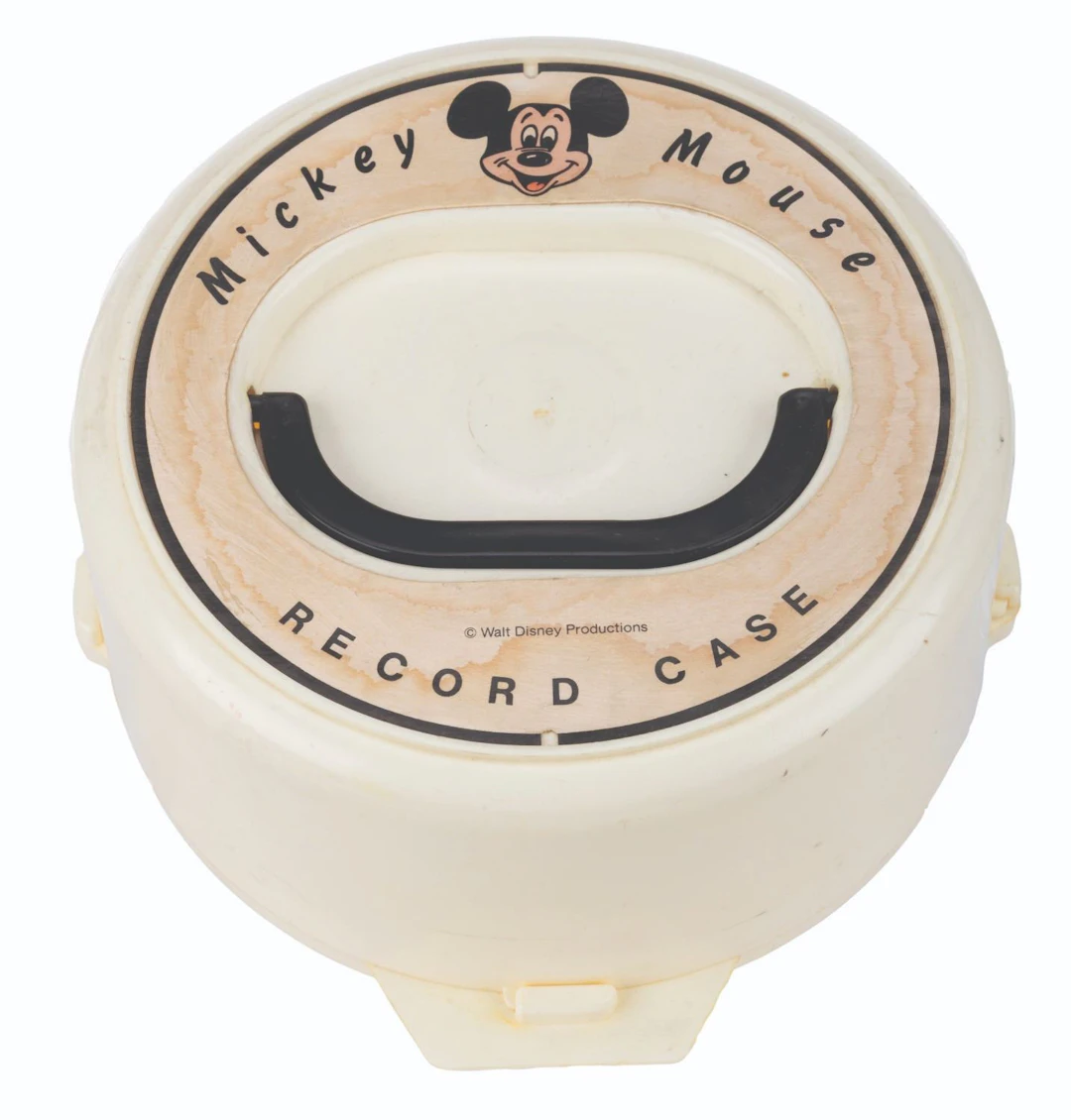 A Mickey Mouse Record Case.