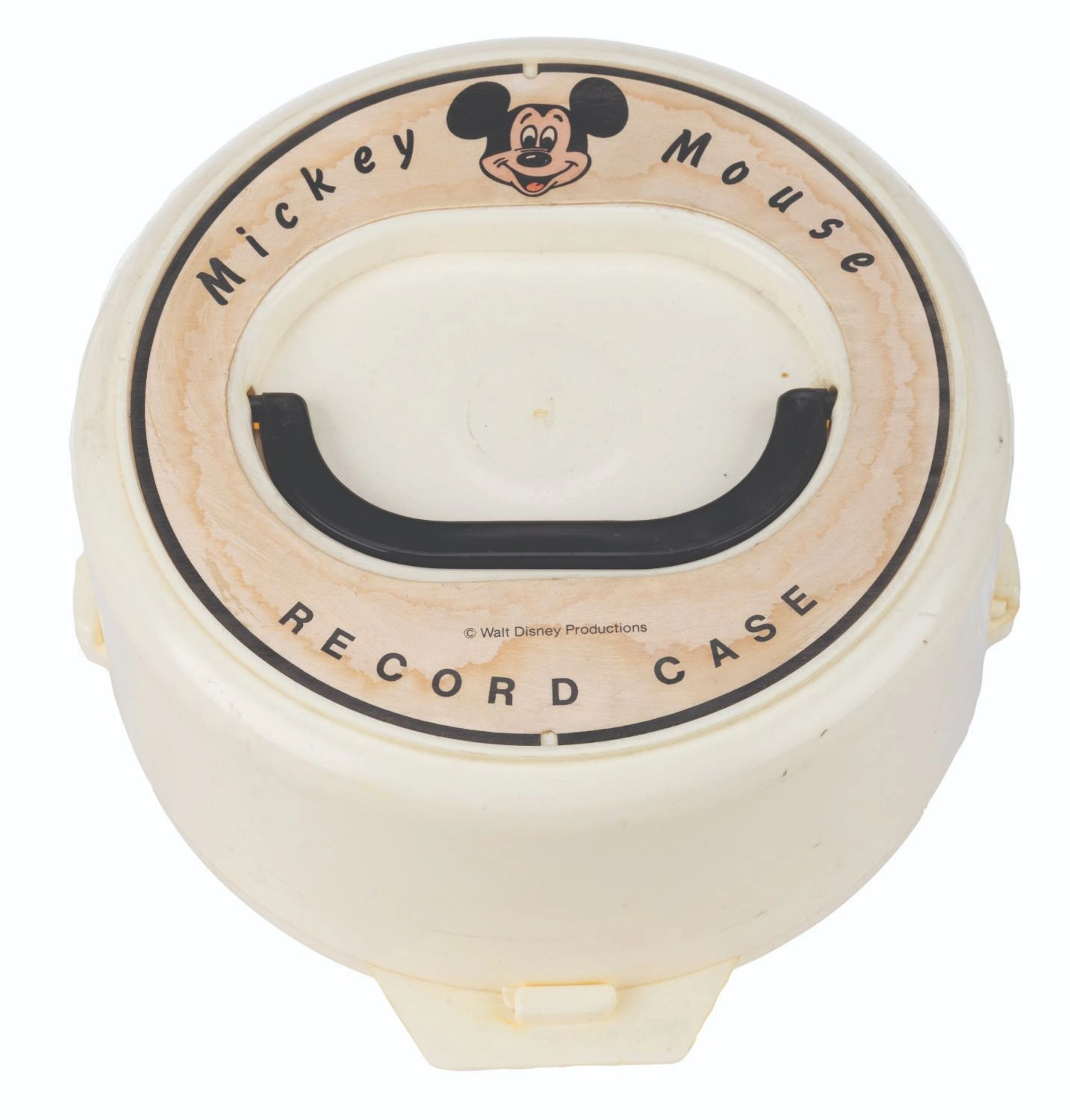 A Mickey Mouse Record Case.