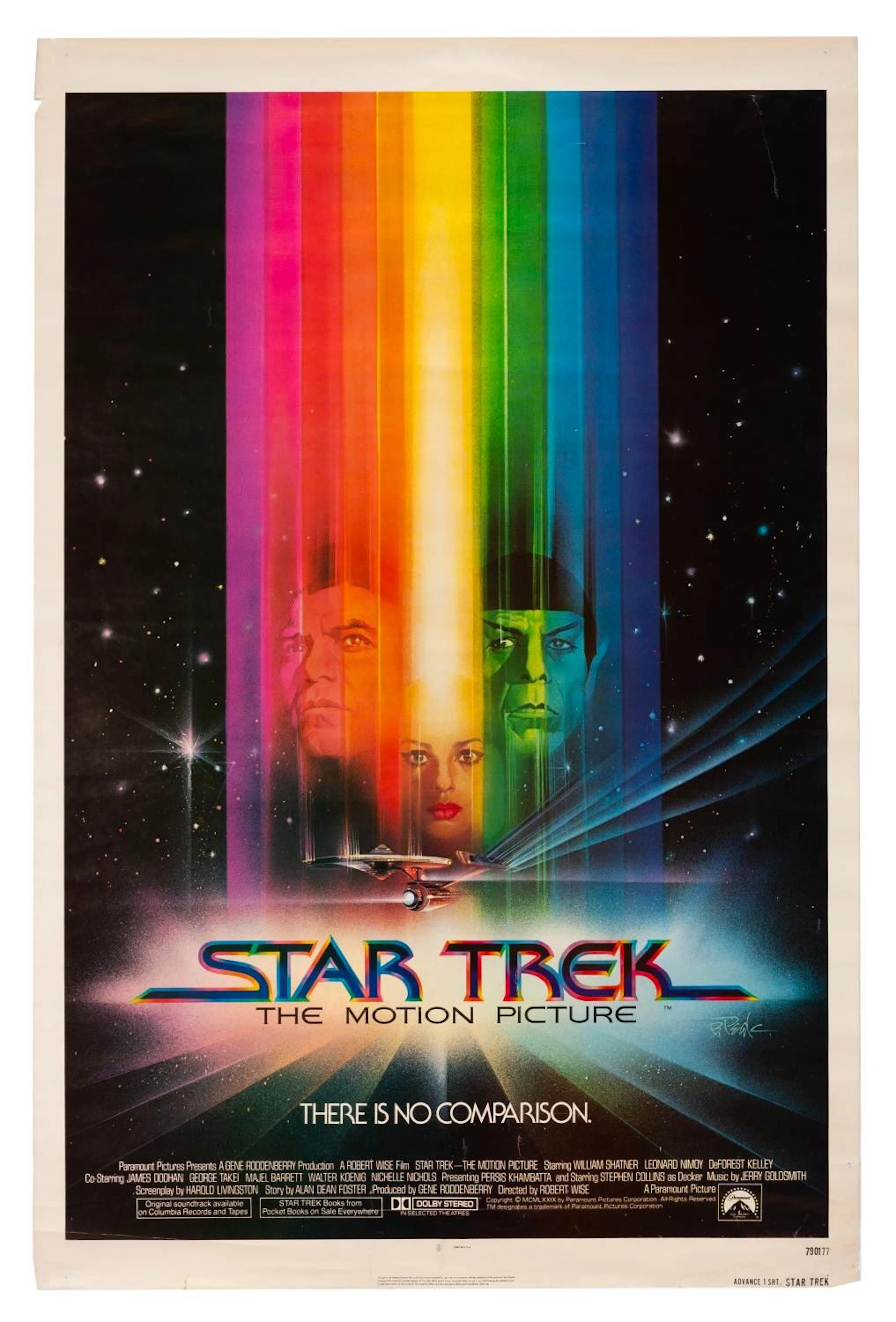 A "Star Trek: The Motion Picture" Advance One-Sheet.