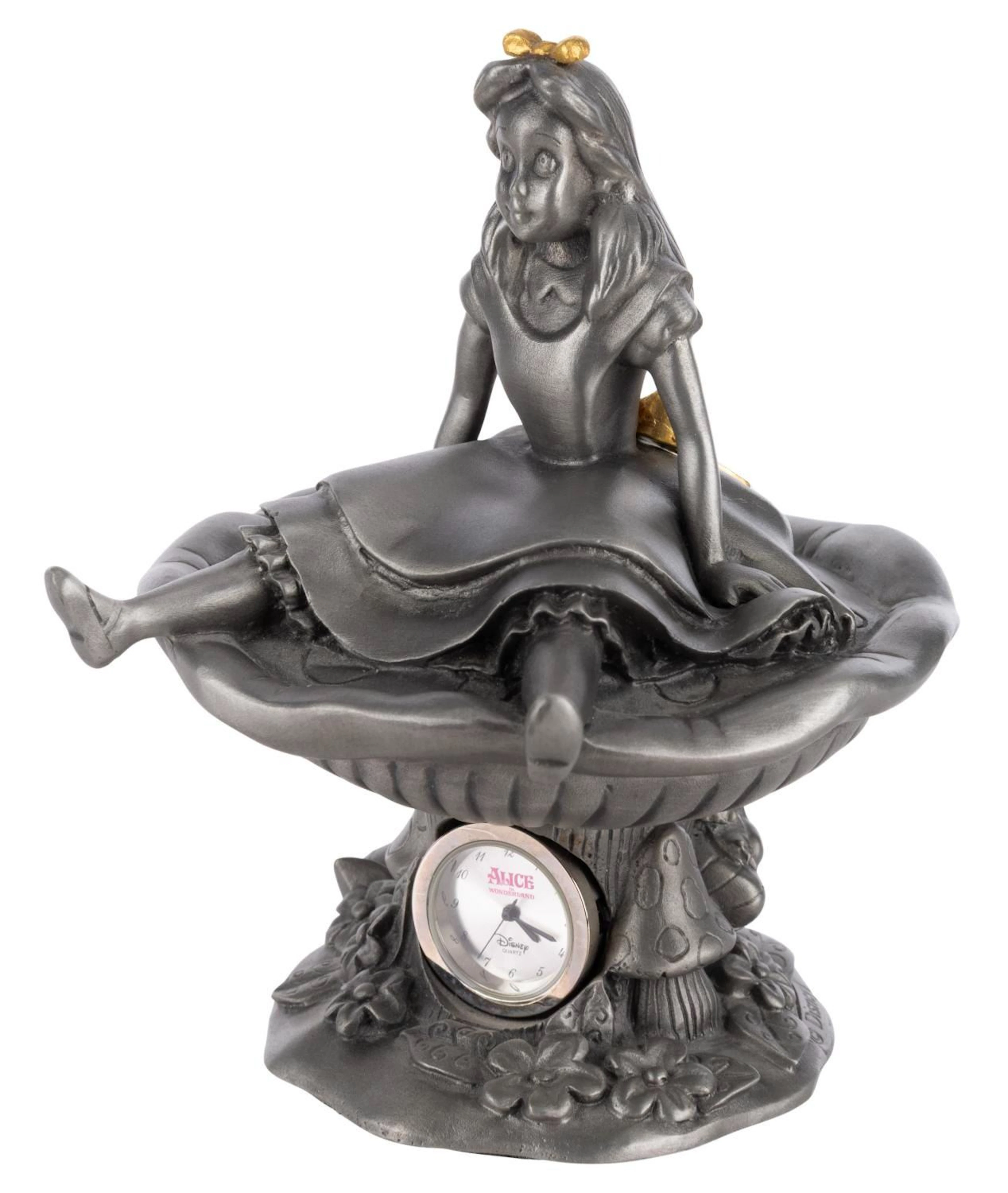 An "Alice in Wonderland " Figural Clock.