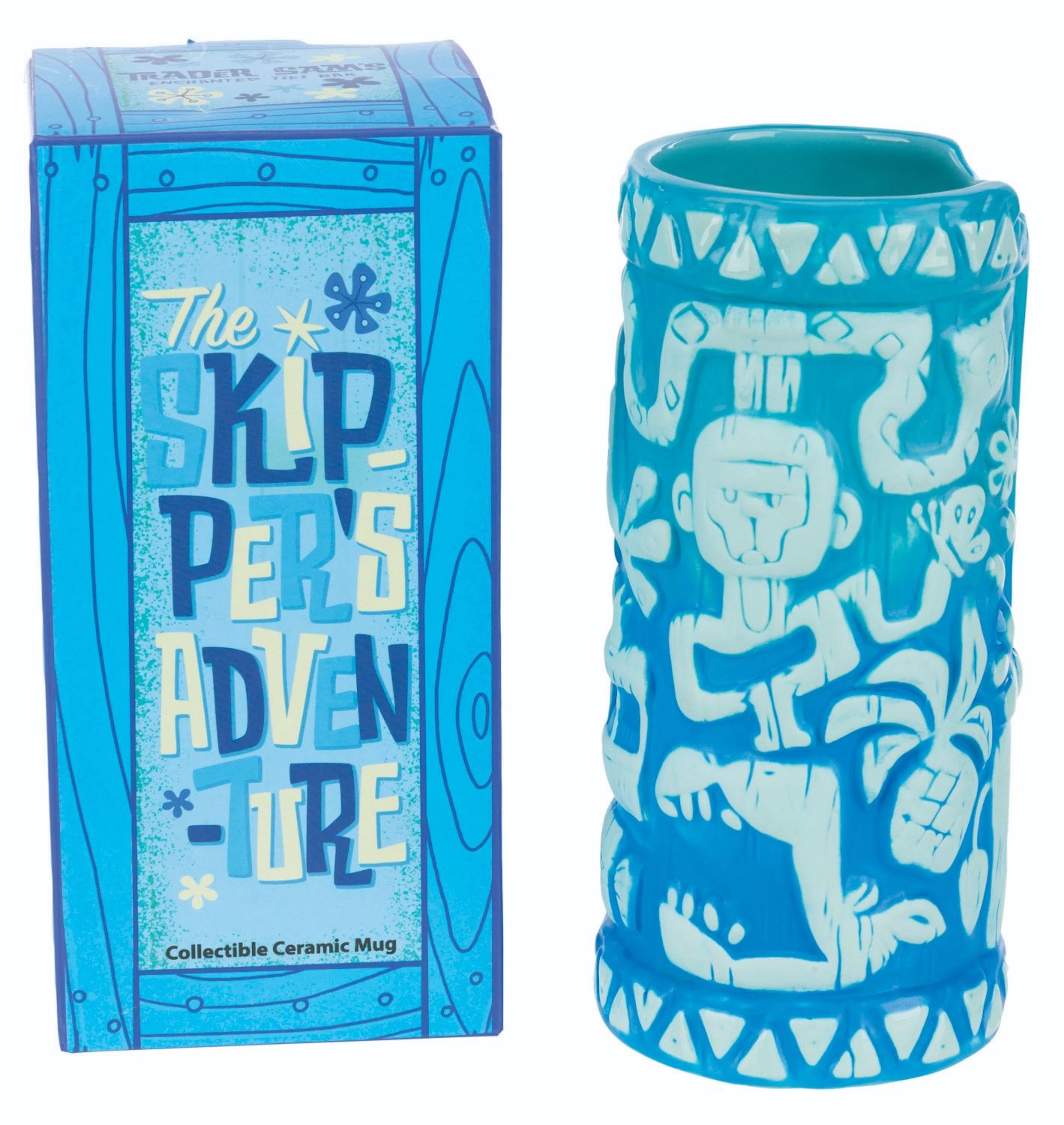 A Trader Sam's Skipper's Adventure Tiki Mug with Misprint.