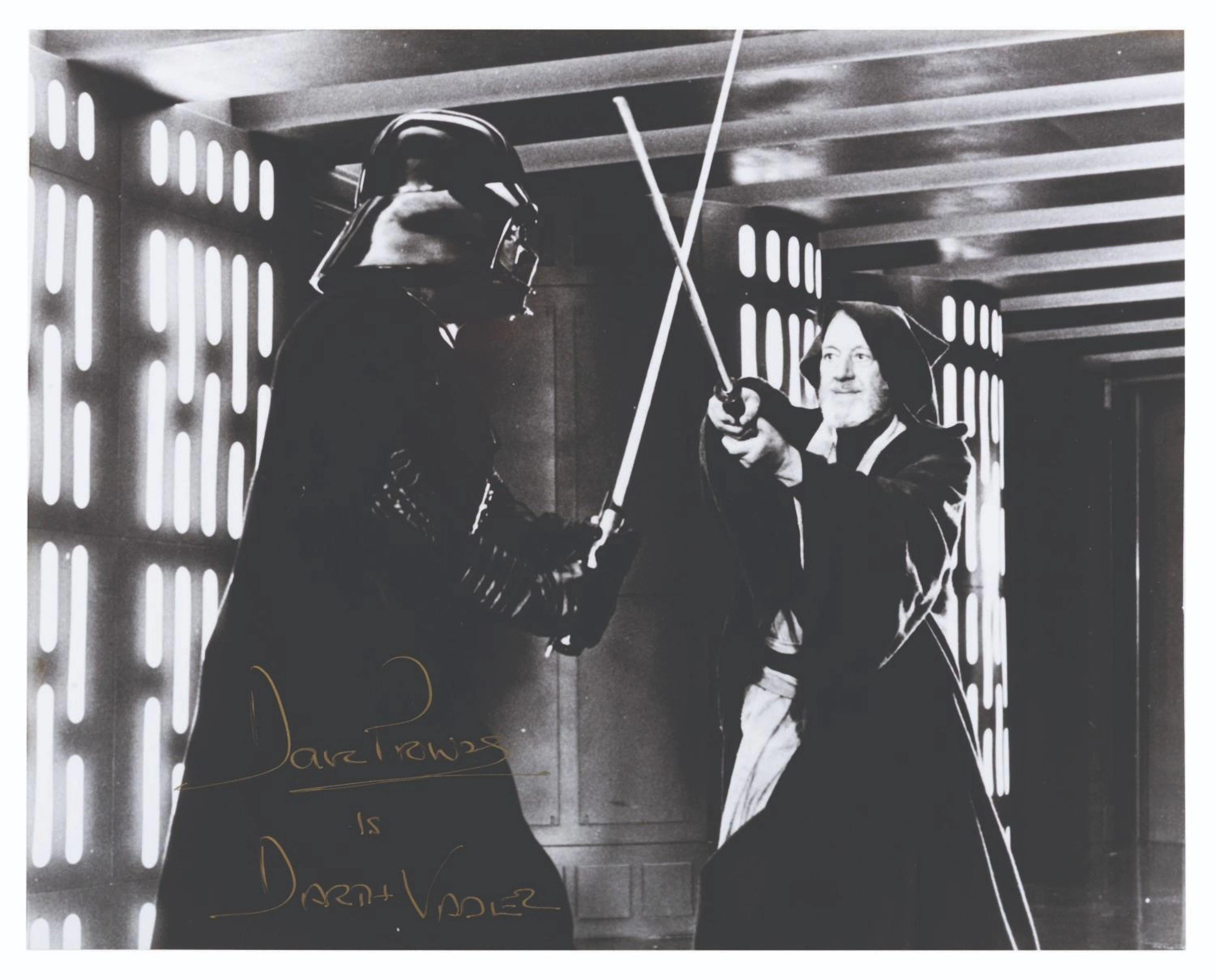 A "Star Wars" Photo Signed by David Prowse.