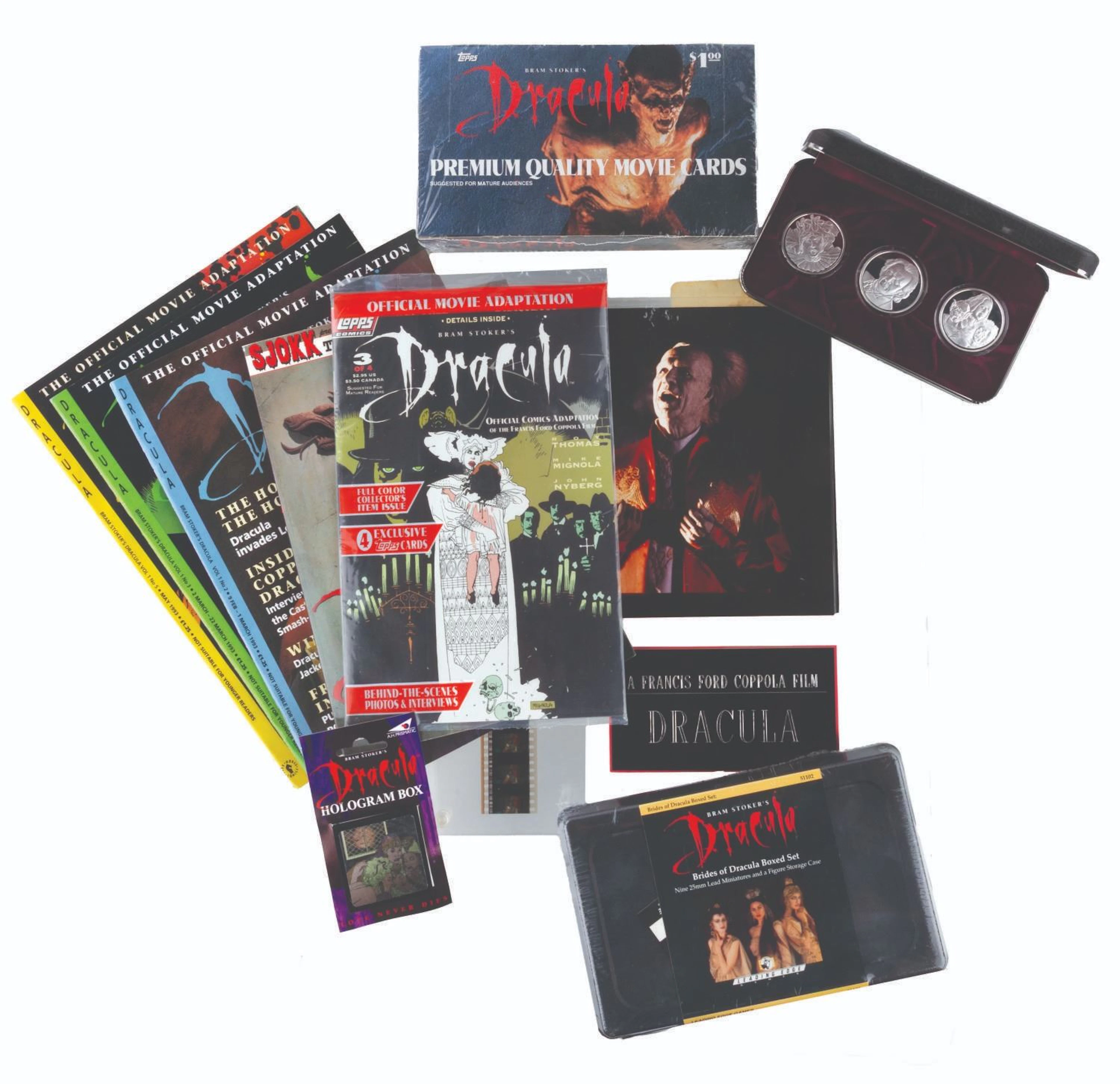A "Bram Stoker’s Dracula” Merchandise Collection.