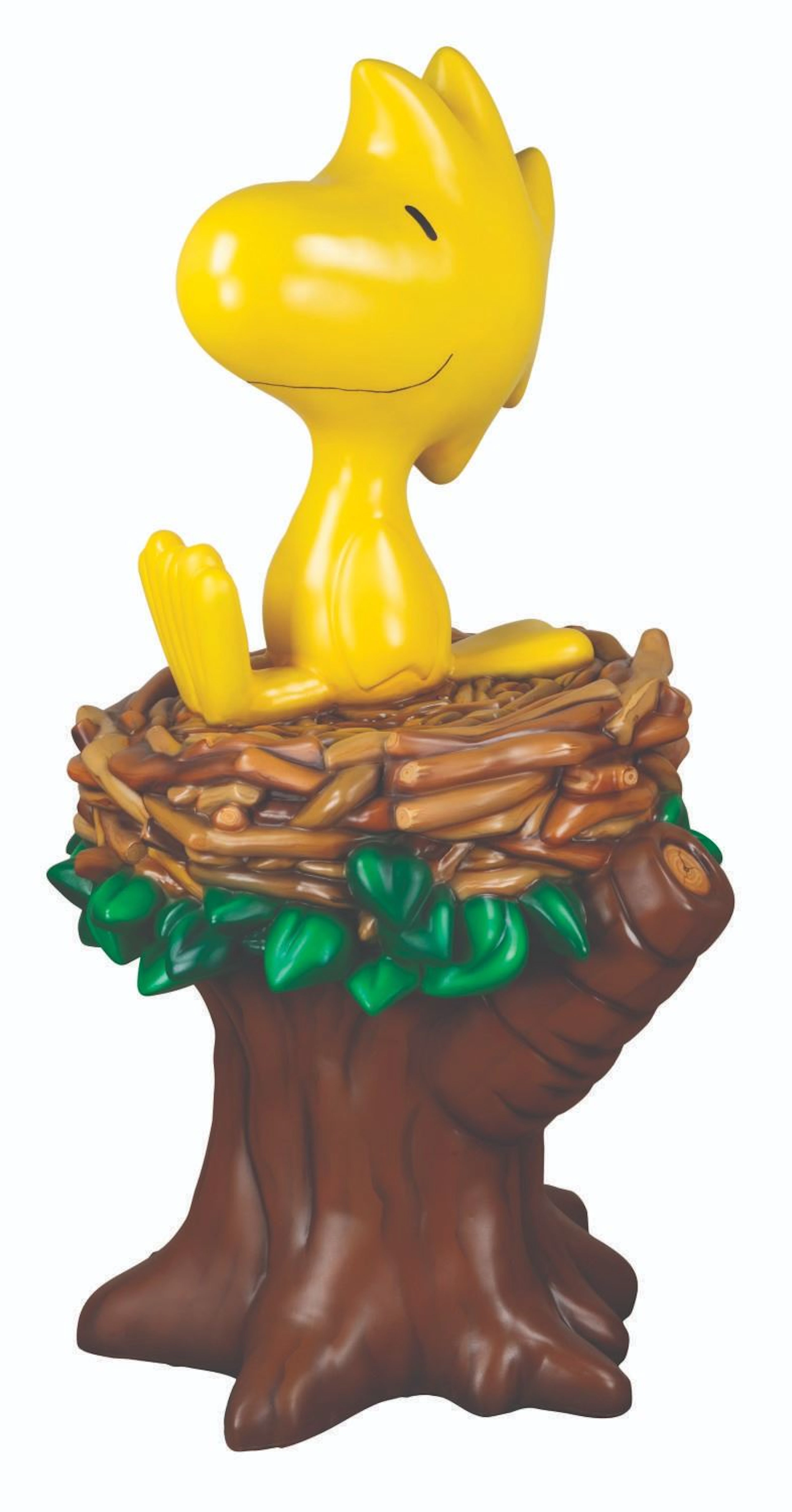 A Peanuts on Parade Woodstock Statue.