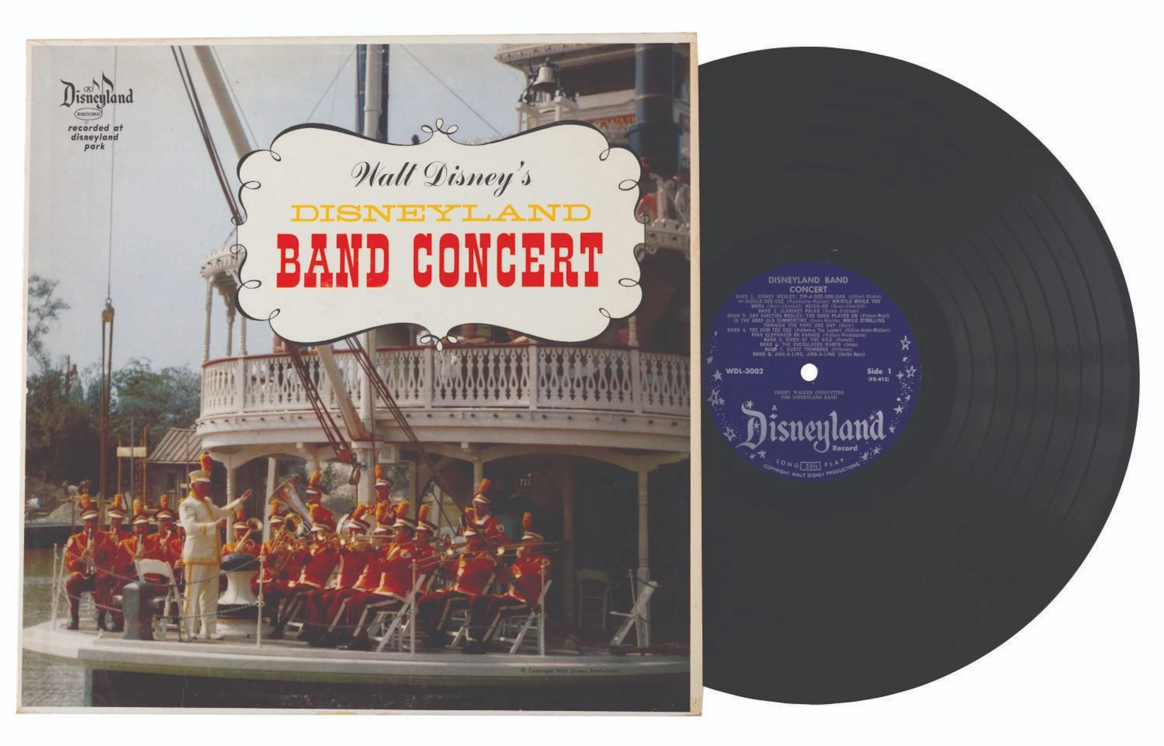 A "Walt Disney's Disneyland Band Concert" Album.