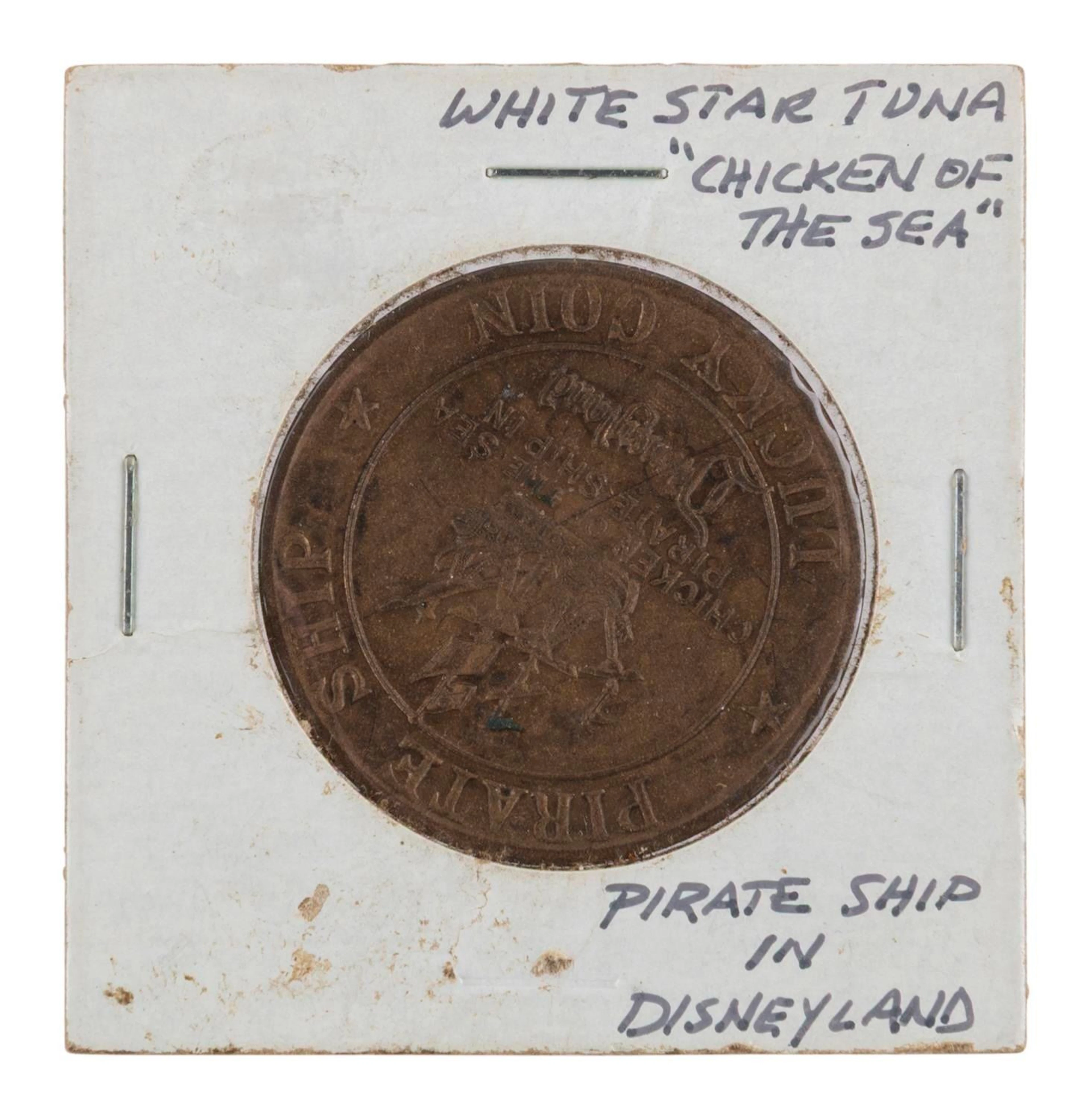 A Chicken of the Sea Pirate Ship Restaurant Lucky Coin.