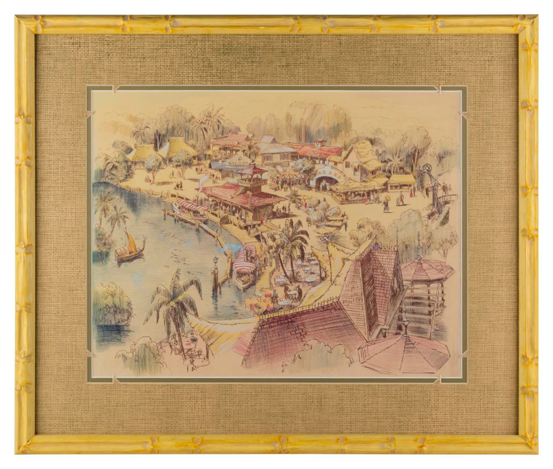 An Adventureland Overview Concept Print.