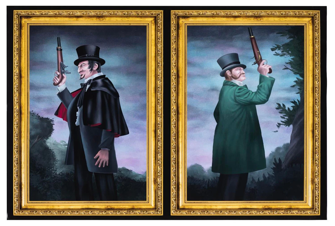 A Haunted Mansion Duelists Poster.
