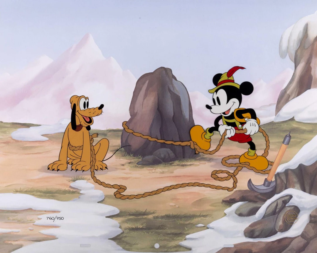 An "Alpine Climbers" Limited Edition Cel.