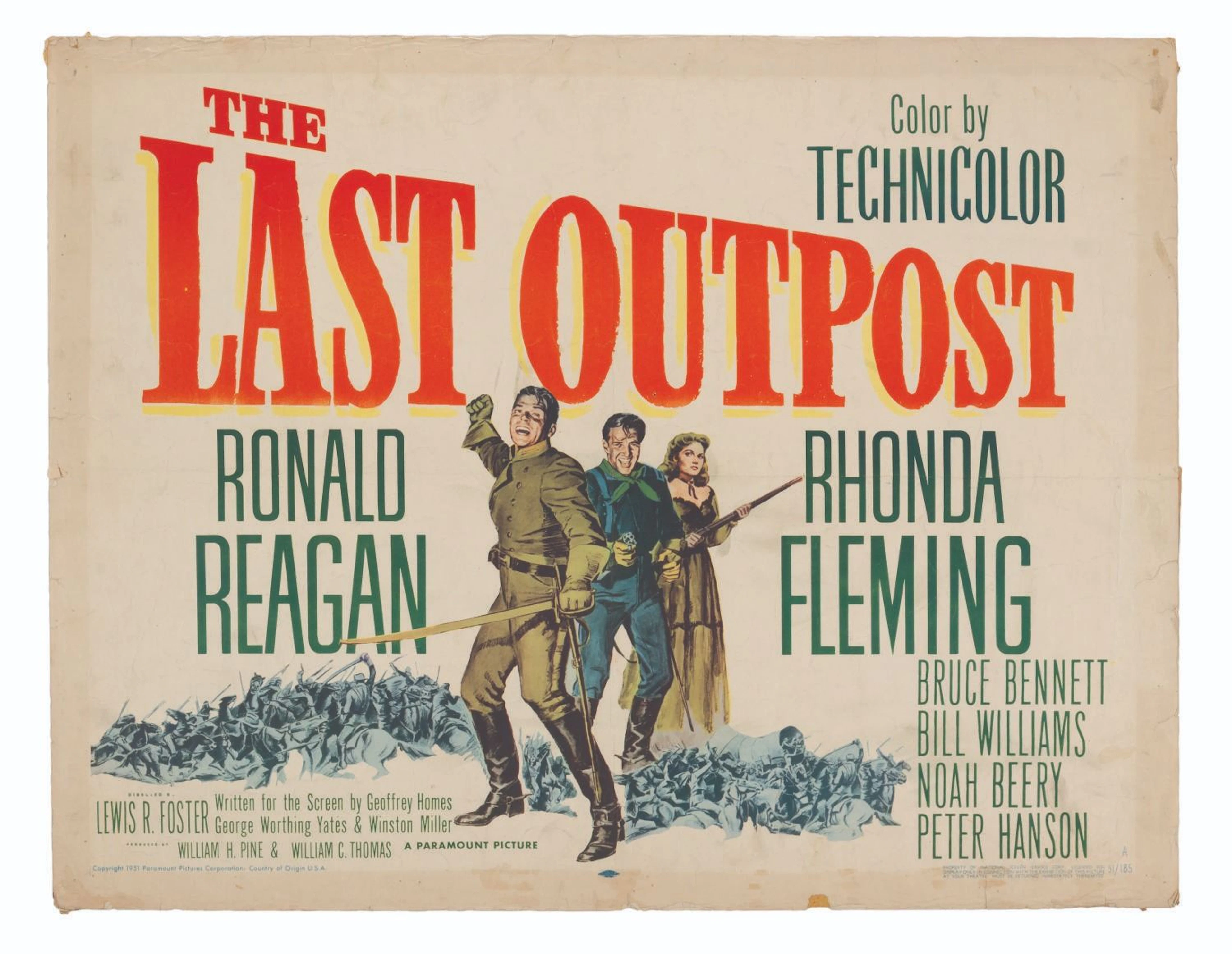 A "The Last Outpost" Half-Sheet.