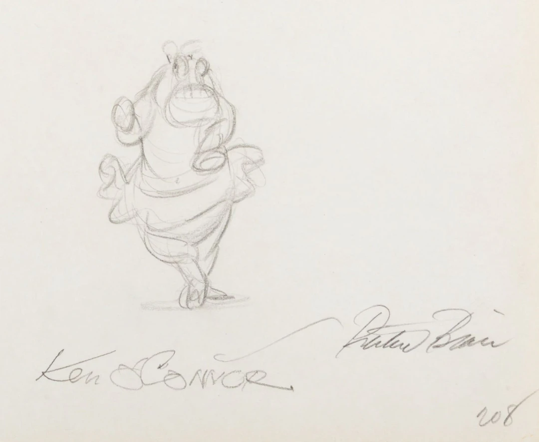 A “Fantasia” Original Production Drawing.