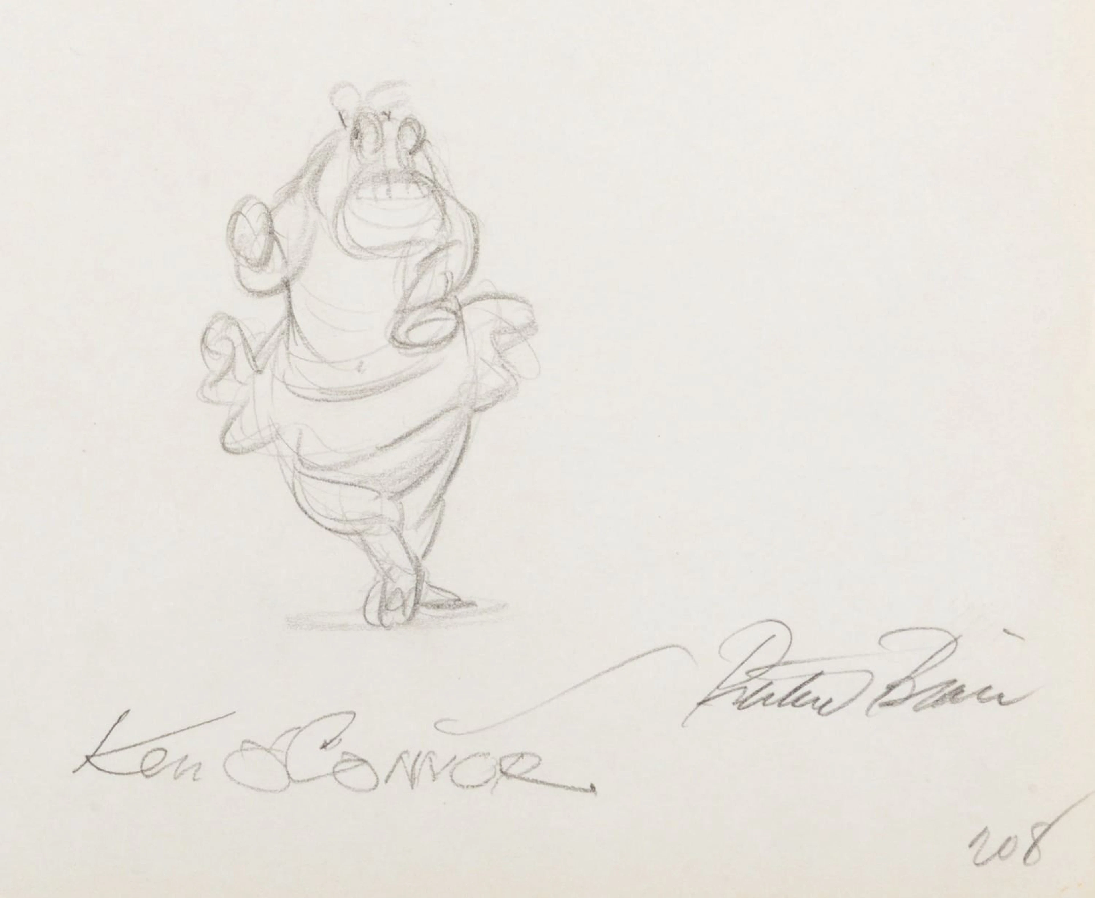 A “Fantasia” Original Production Drawing.