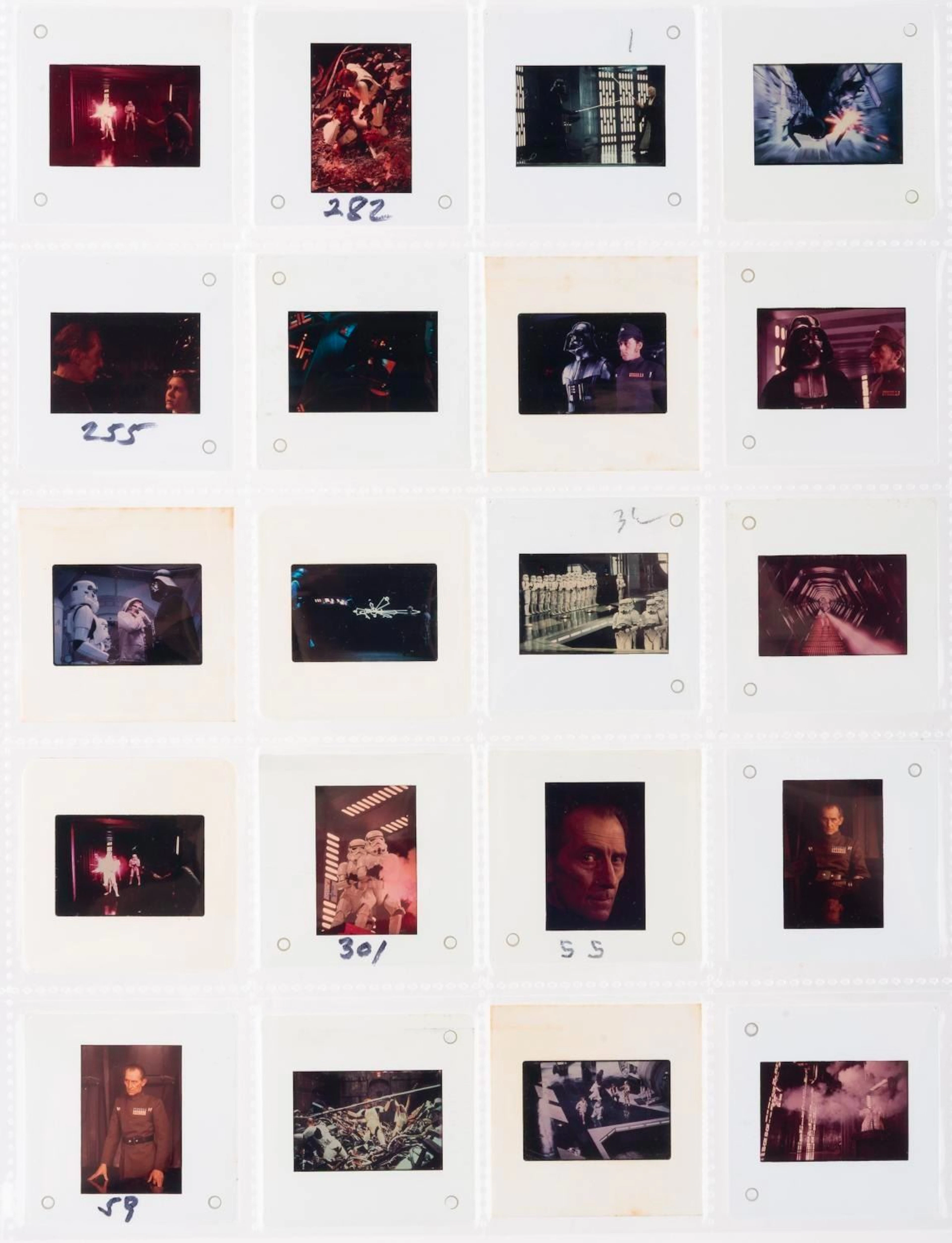 A "Star Wars" Death Star Publicity Slides Collection.