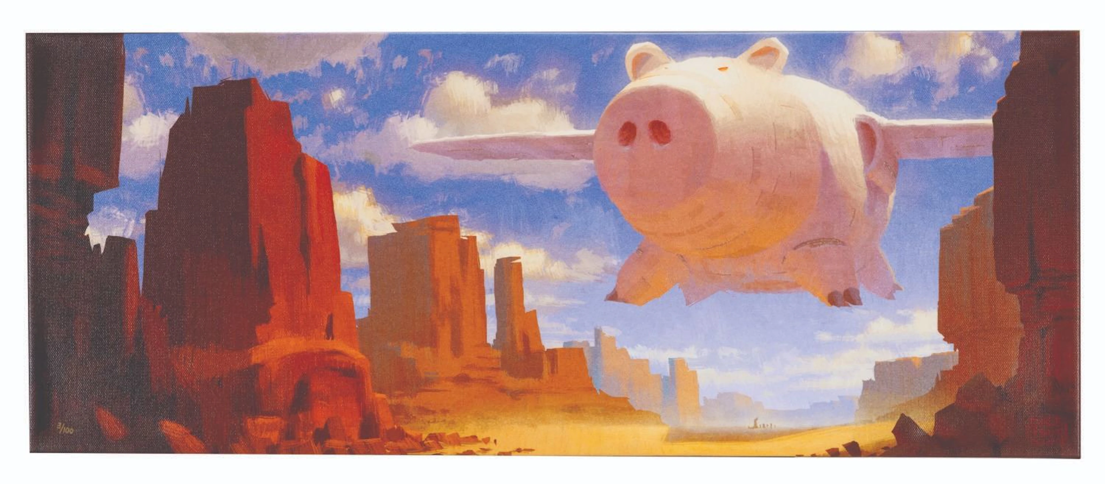 A "Toy Story 3" Limited Edition Canvas Print.