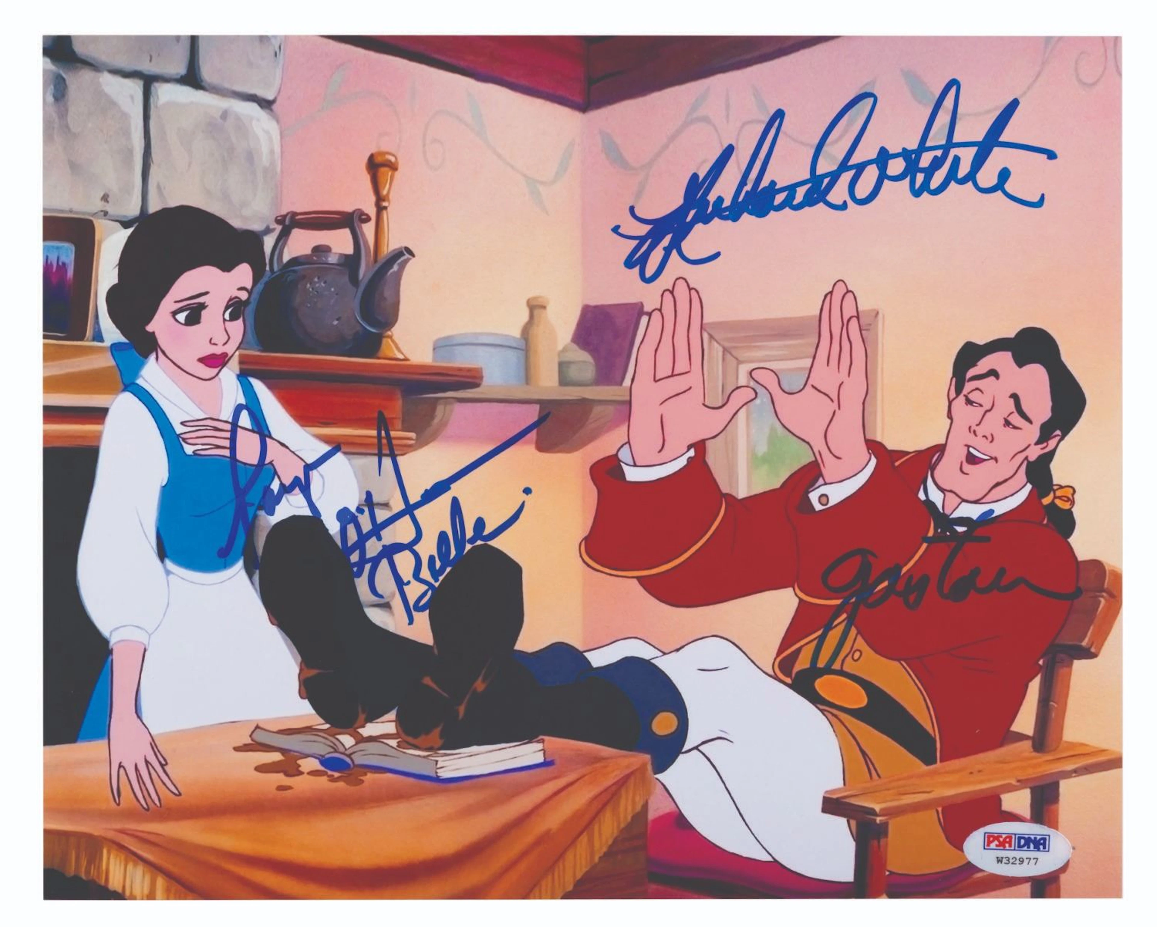 A Paige O'Hara and Richard White Signed "Beauty and the Beast" Photograph.
