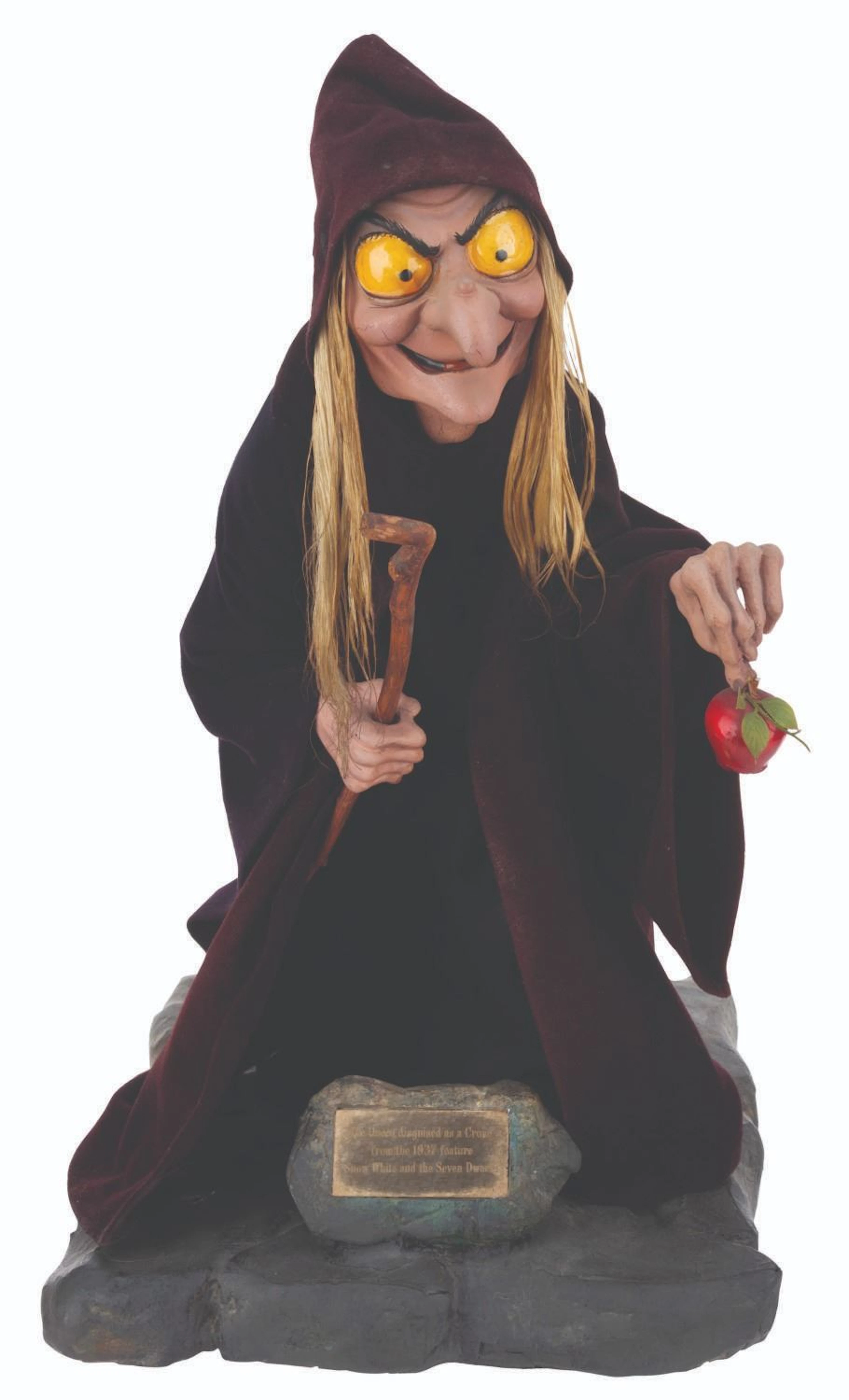 A "Snow White" Old Hag Main Street Window Display Figure.