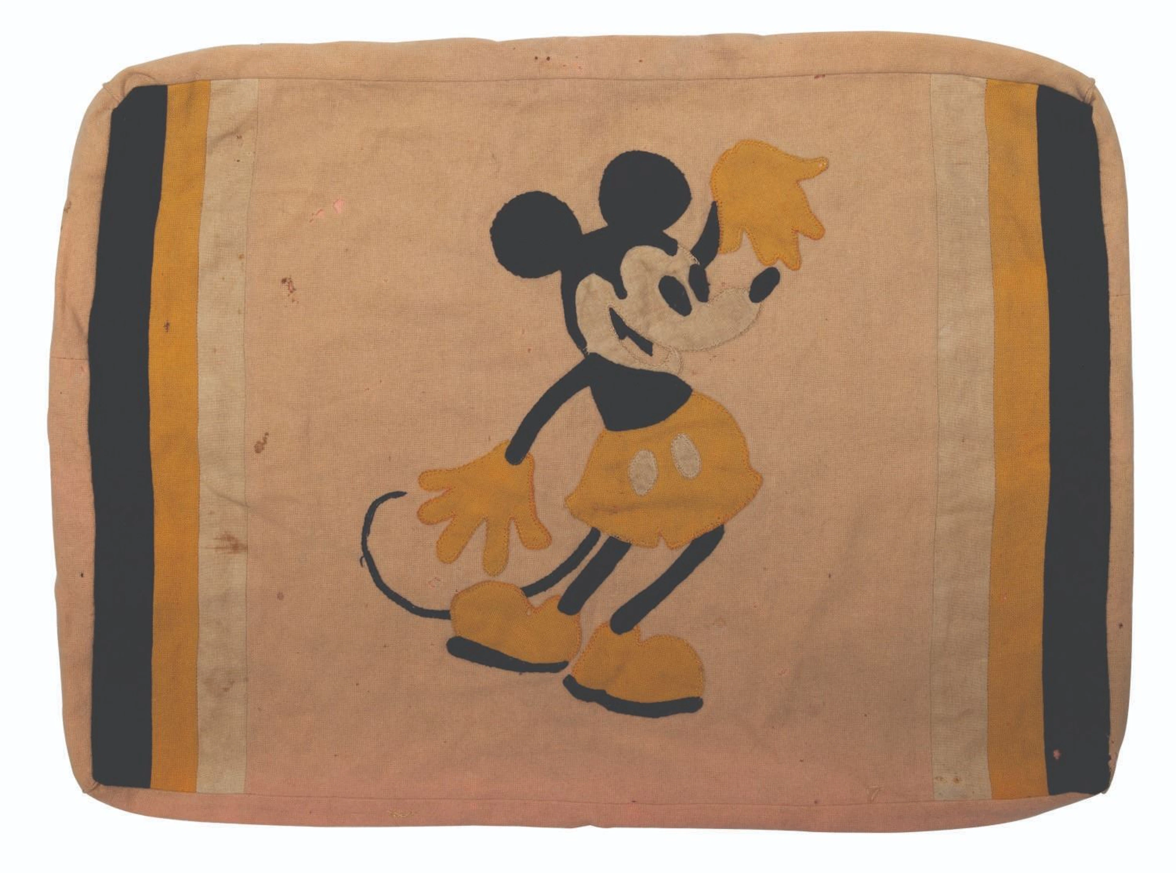 An Early Mickey Mouse Pillowcase.