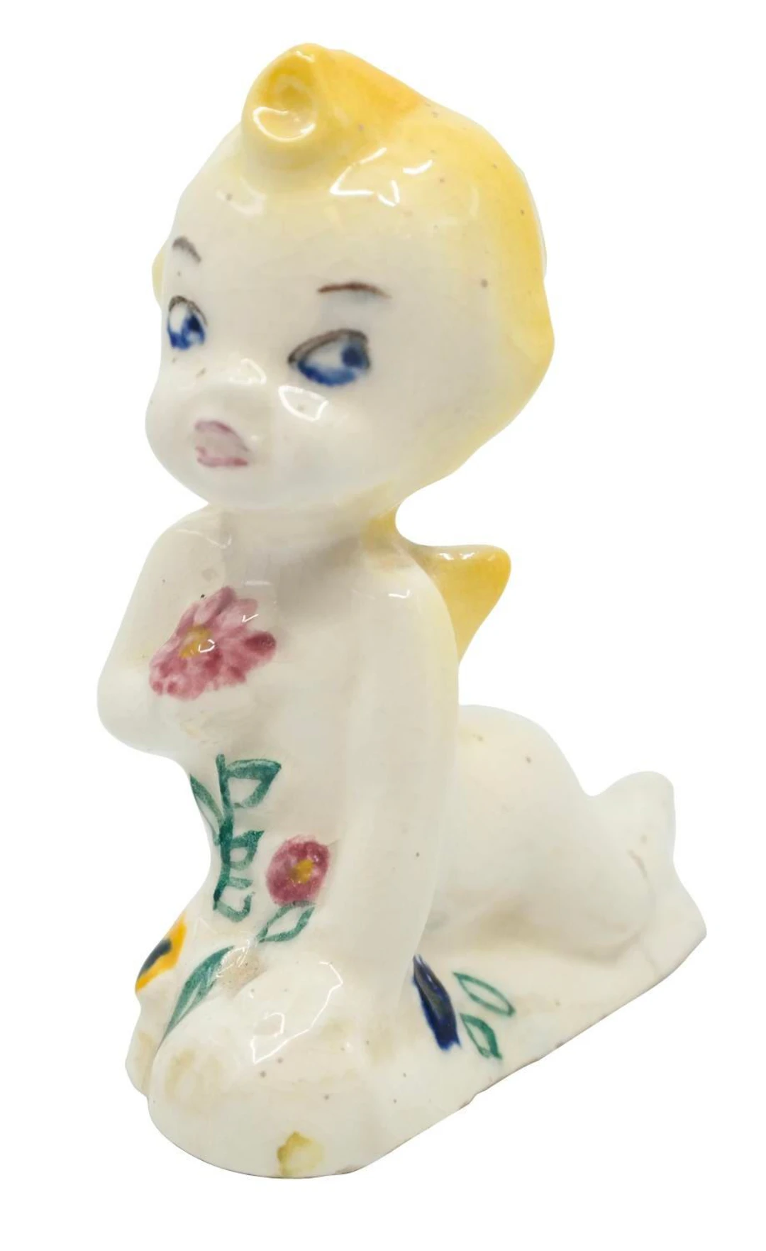 A "Fantasia" Cherub Ceramic Figurine by Vernon Kilns.