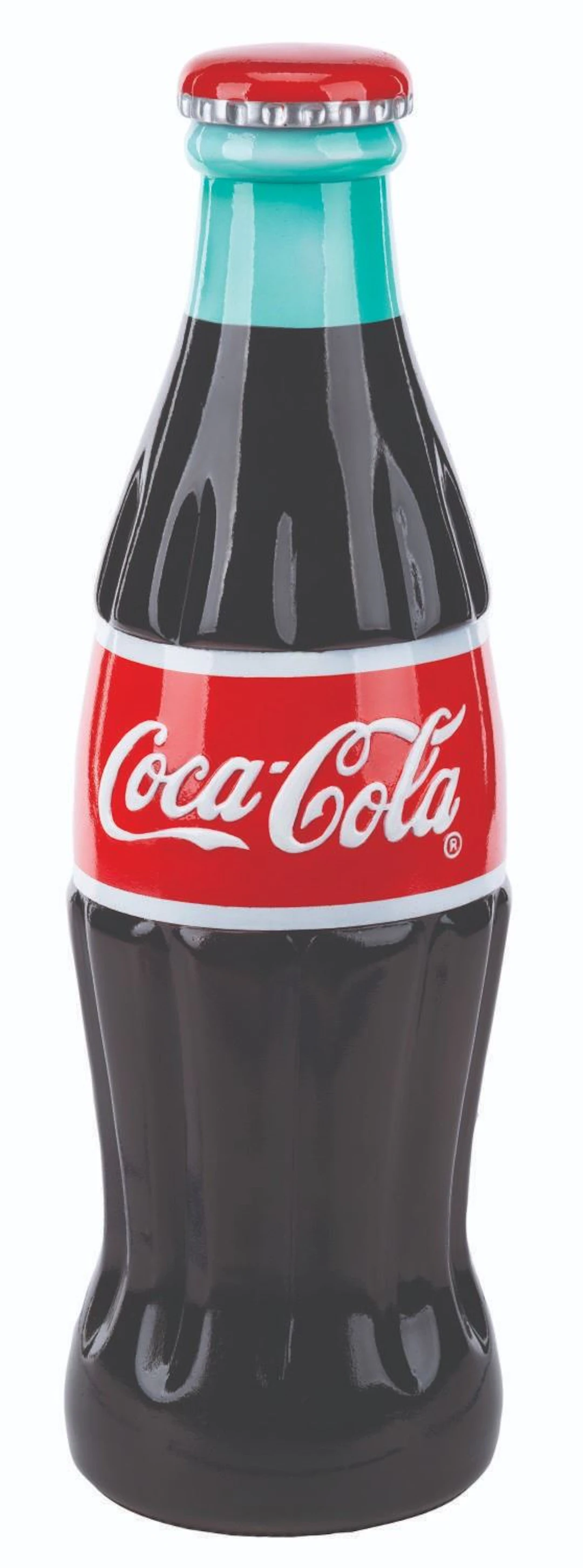 A Large Coca-Cola Bottle Display Figure.