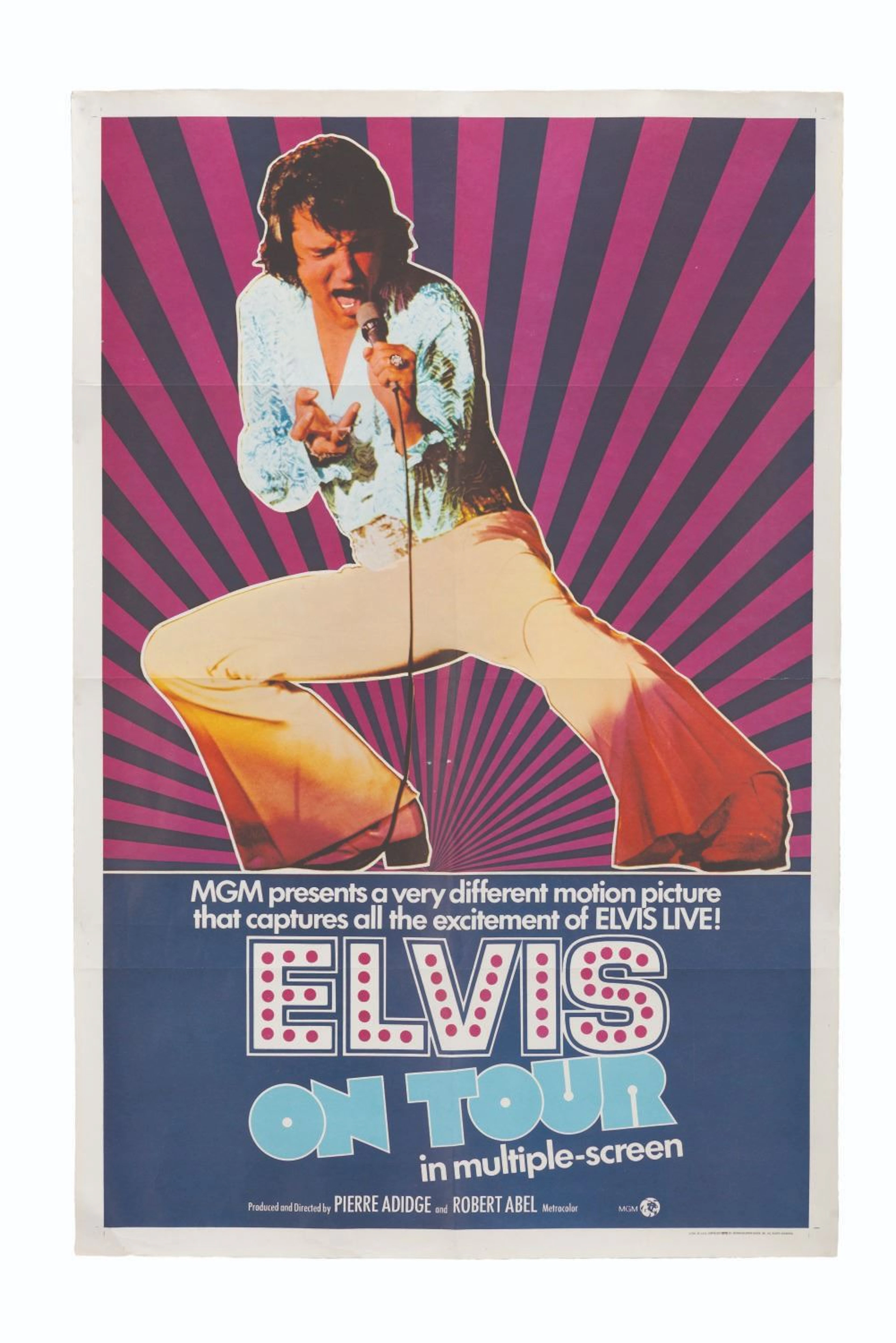 An "Elvis on Tour" One-Sheet.