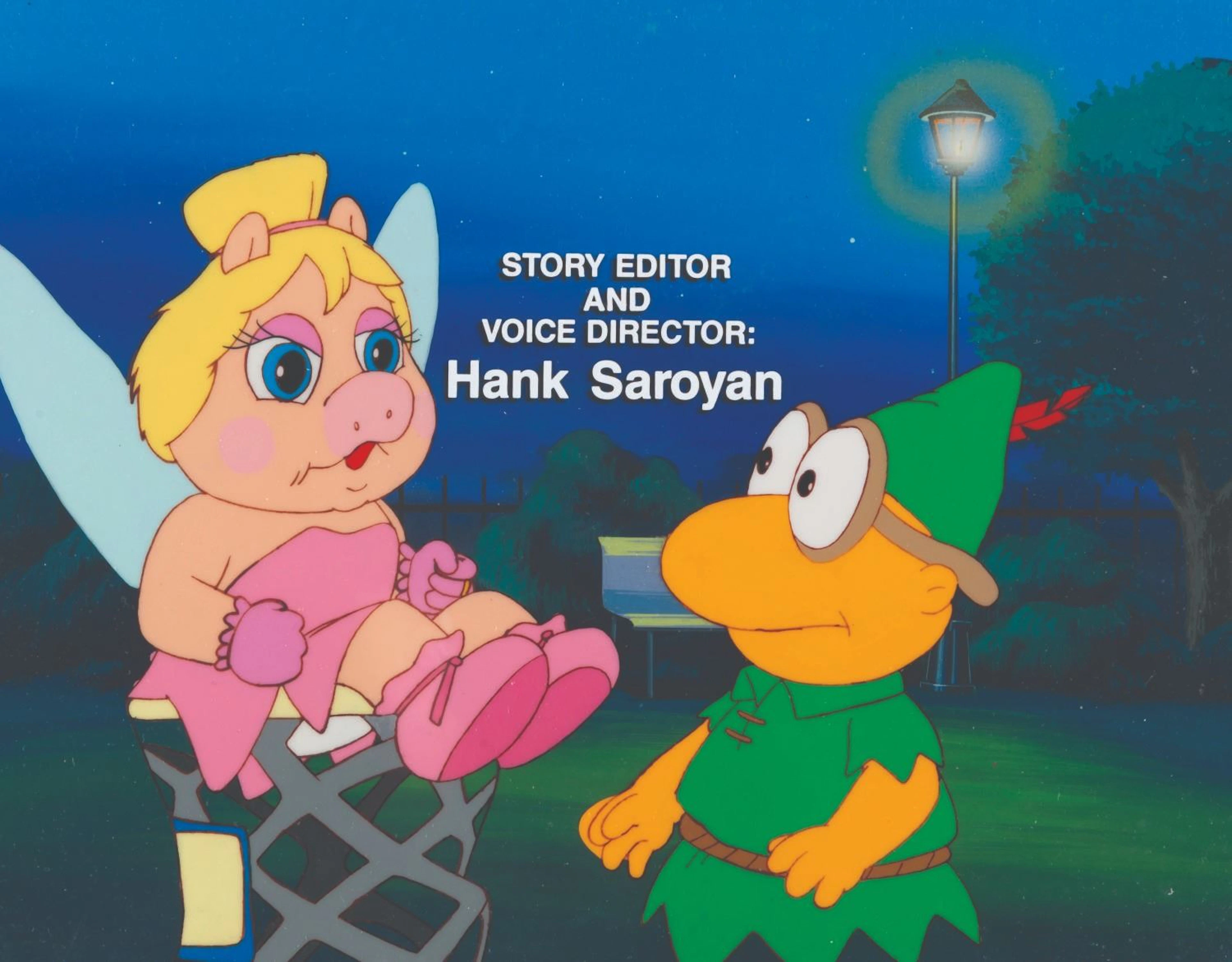 A “Muppet Babies” Original Credit Cel and Background.