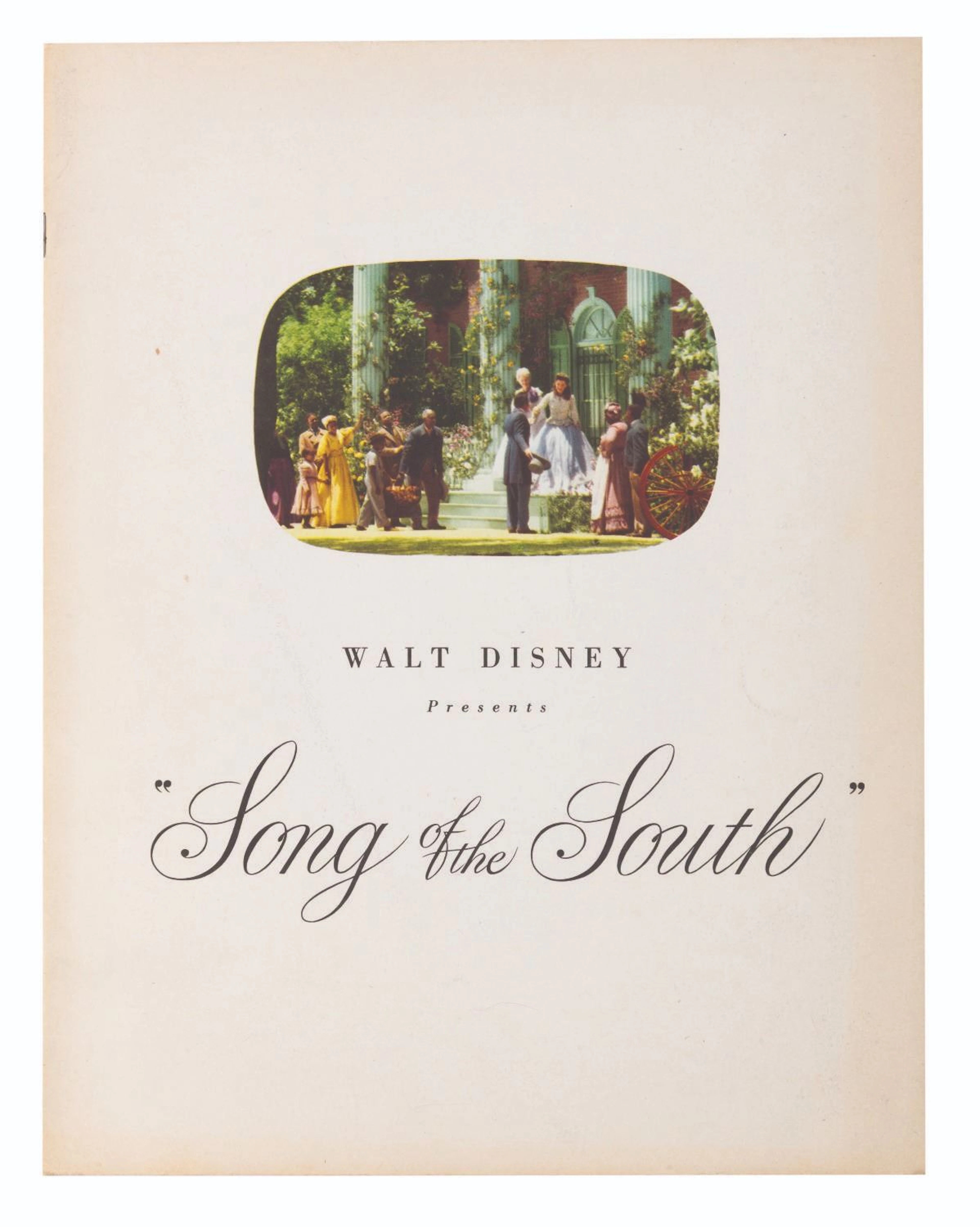 A "Song of the South" Souvenir Theatrical Program.