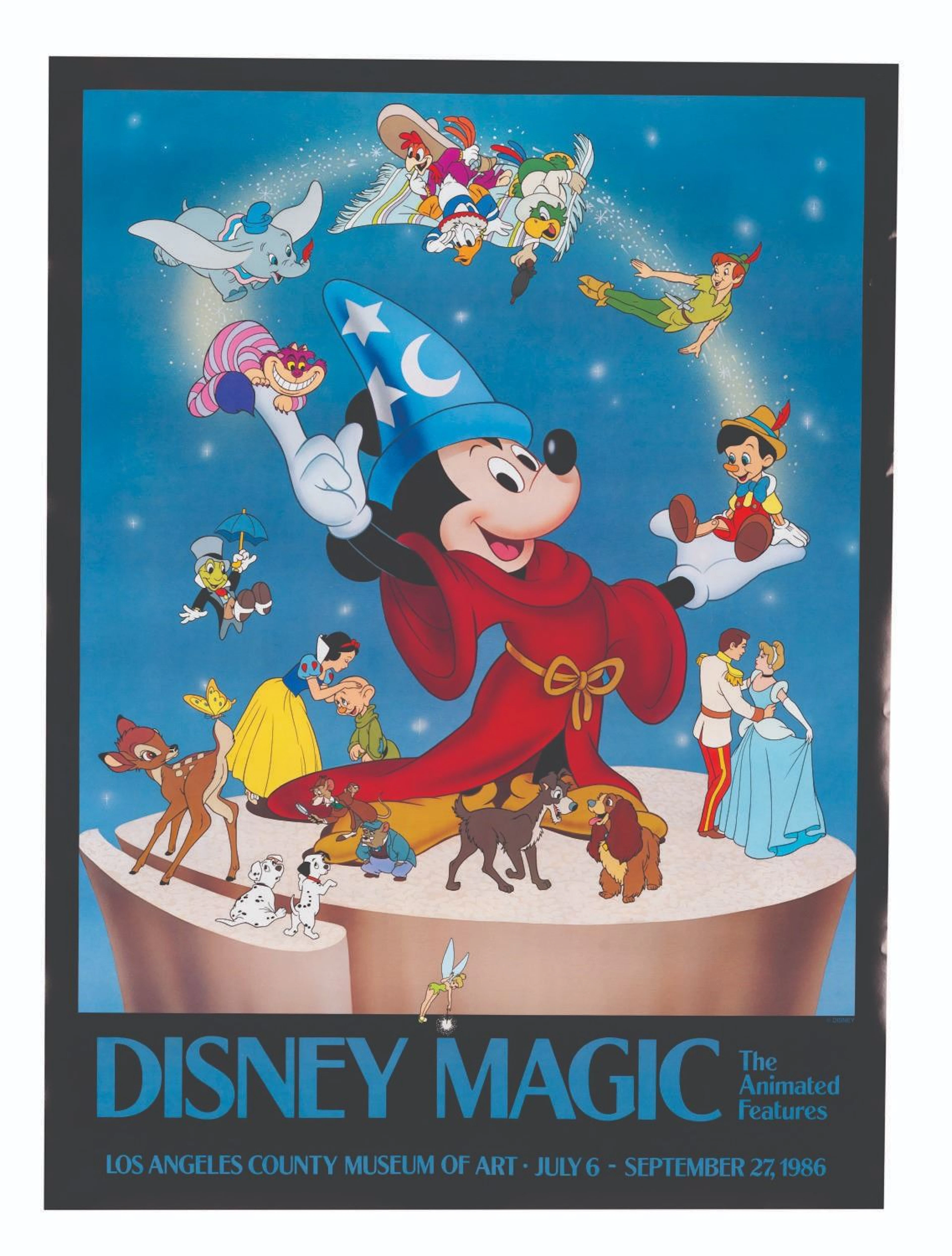 A Disney Magic 1986 LACMA Exhibit Poster.