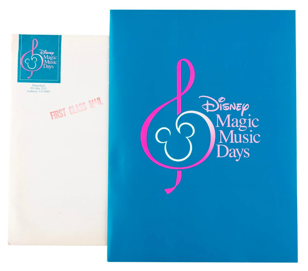 A Disney Magic Music Days Information Packet.
