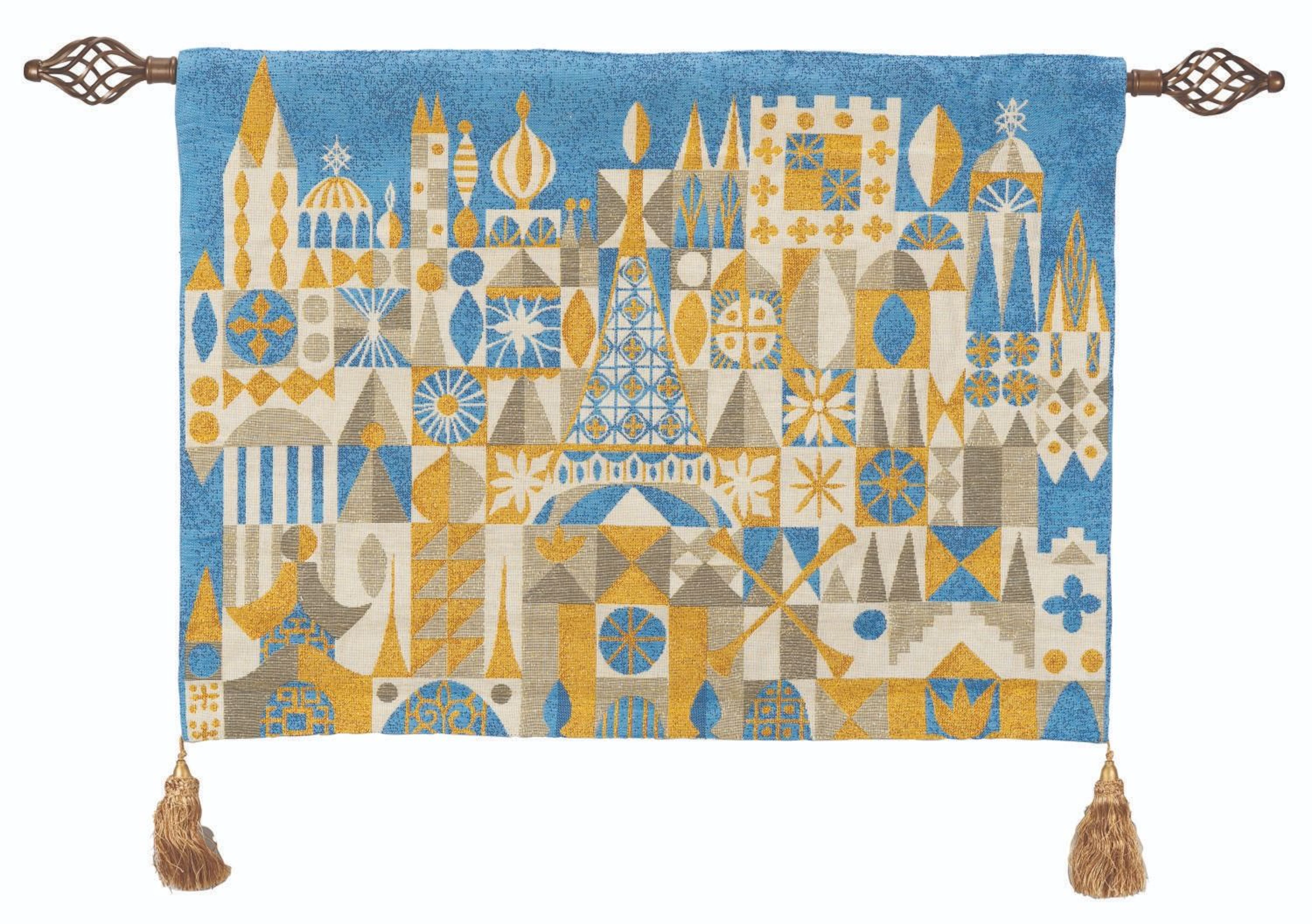 A Mary Blair "It's a Small World" Tapestry.