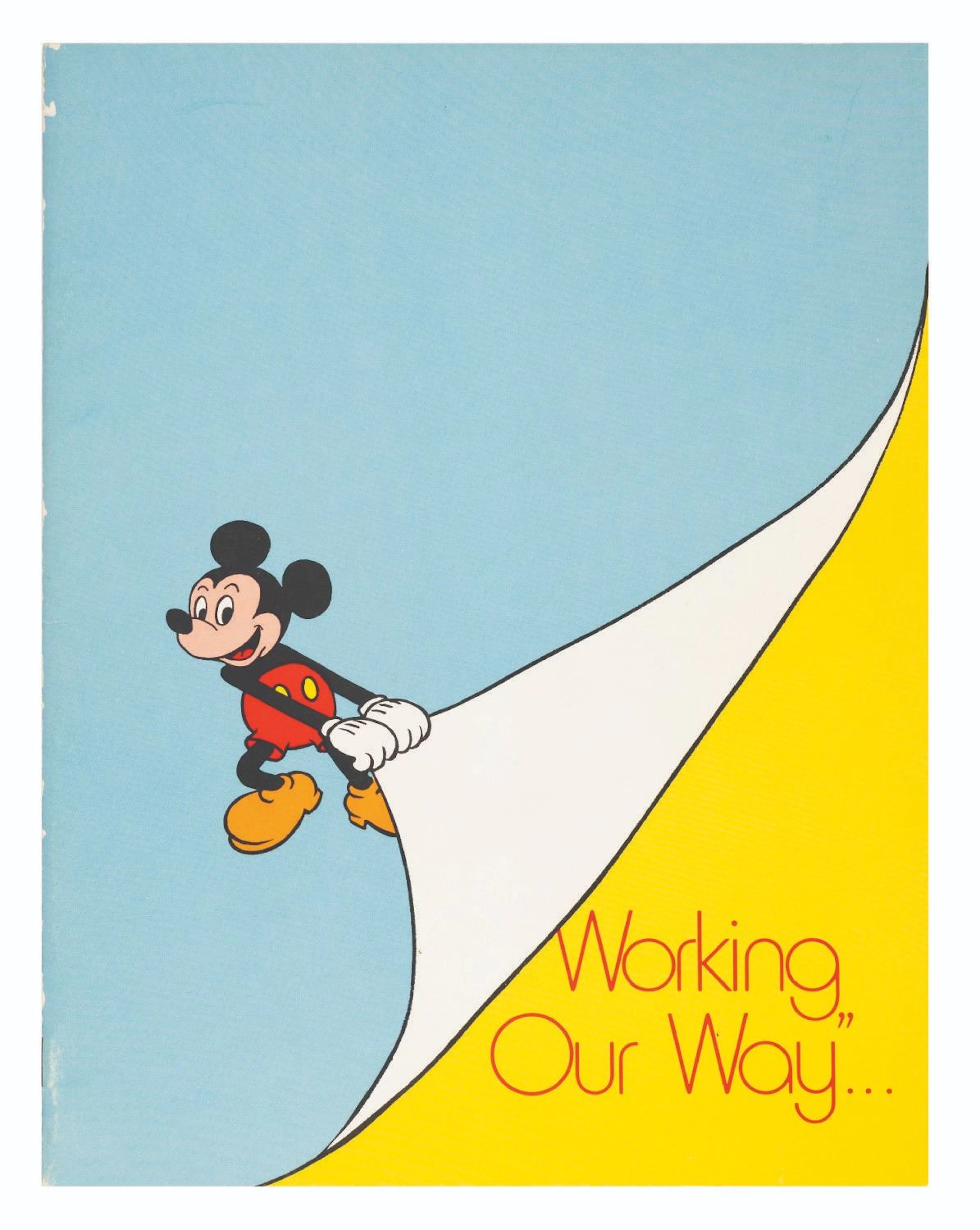 A Disneyland Cast Member Working Our Way Booklet.