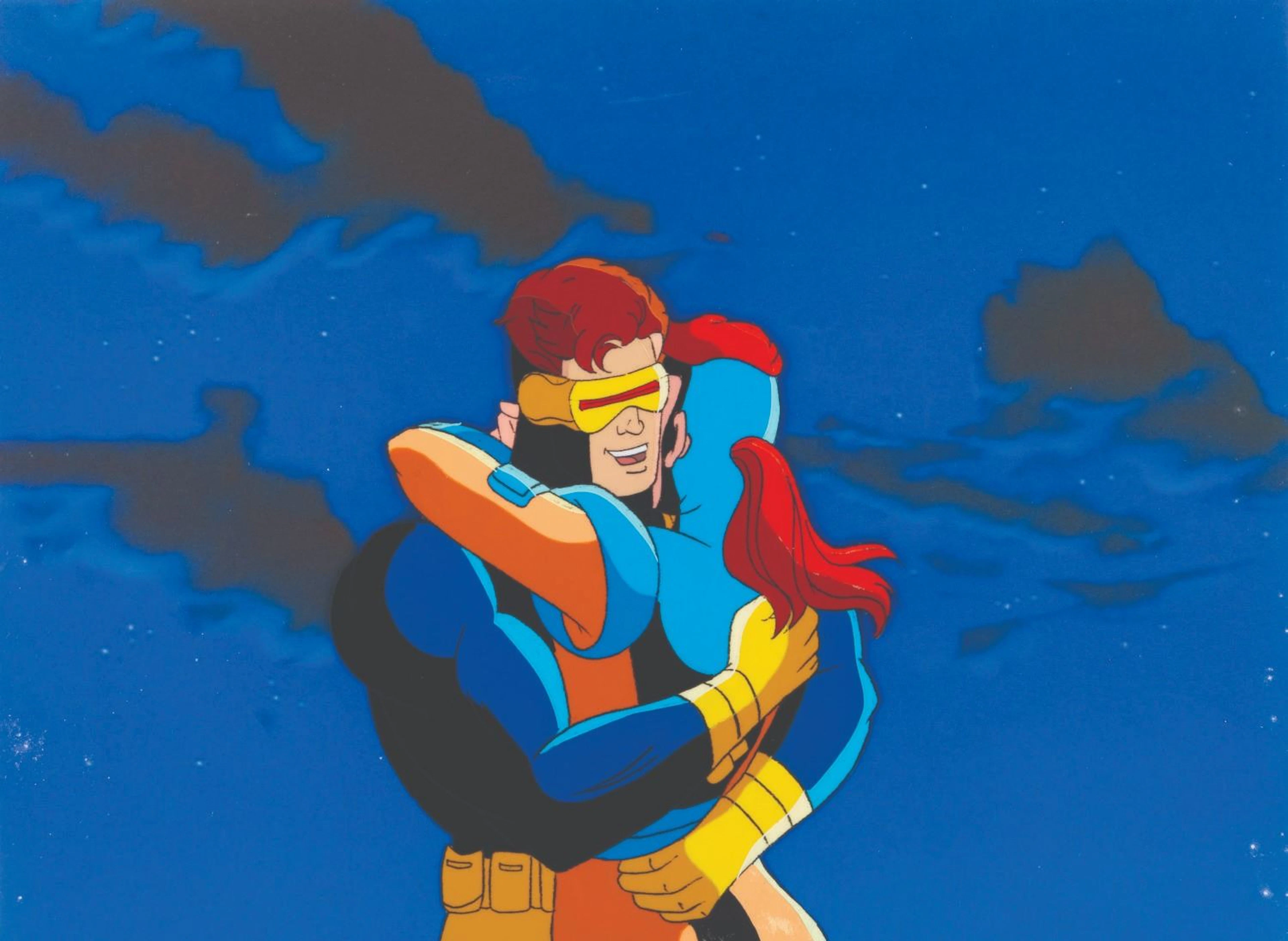 An "X-Men" Cyclops and Jean Grey Production Cel.