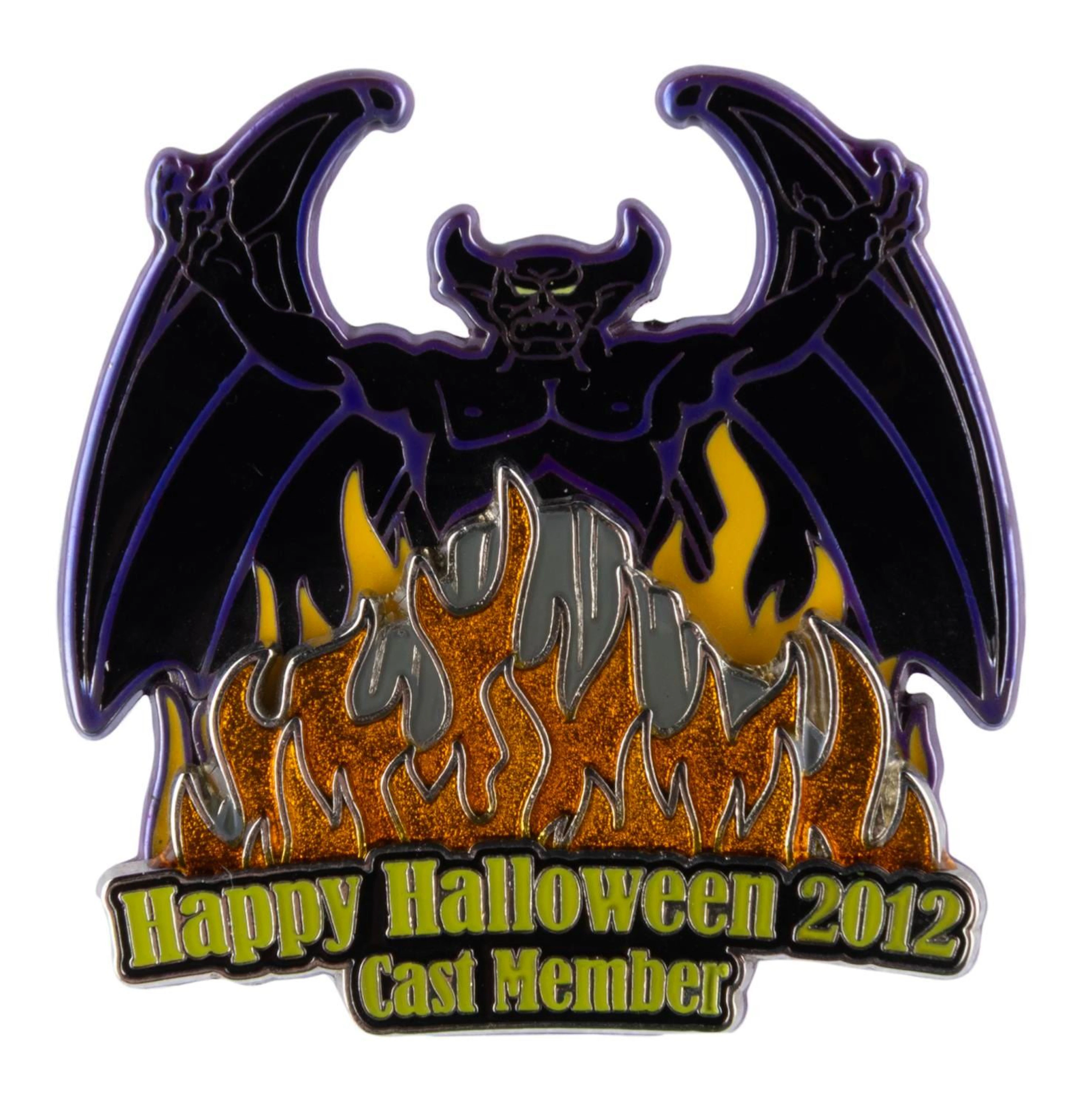 A Chernabog Happy Halloween 2012 Cast Member Pin.