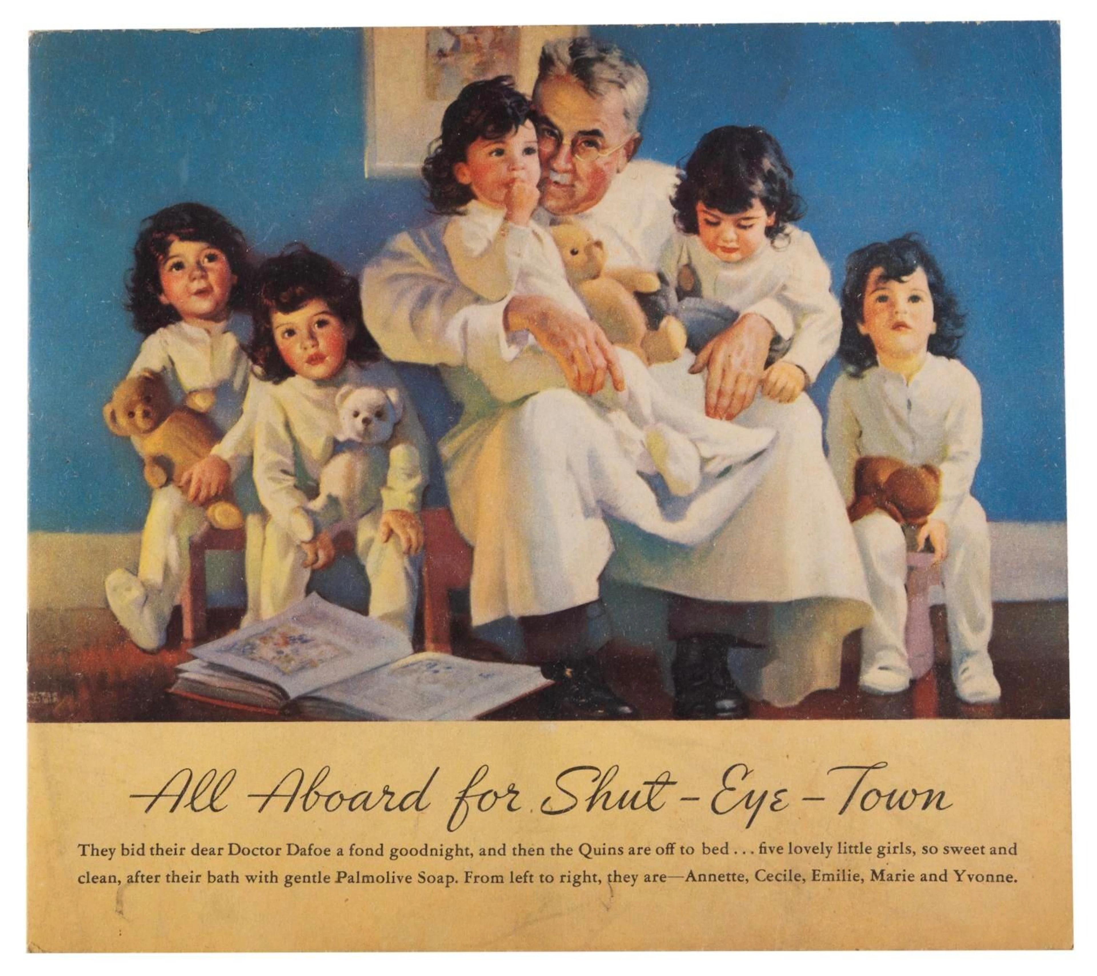 A Dionne Quintuplets Paper Dress Up Book.