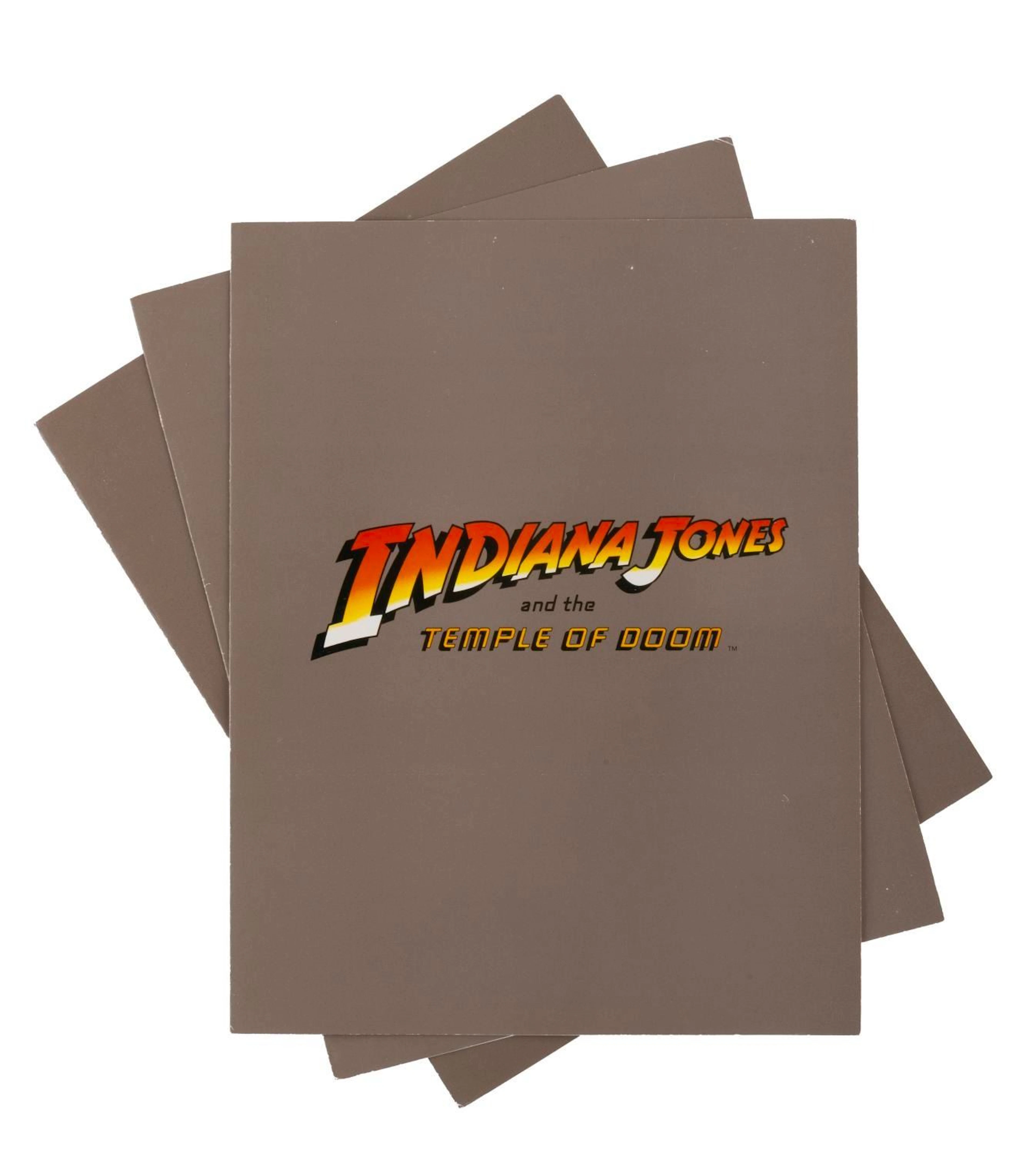 "Indiana Jones and the Temple of Doom" Premiere Programs.