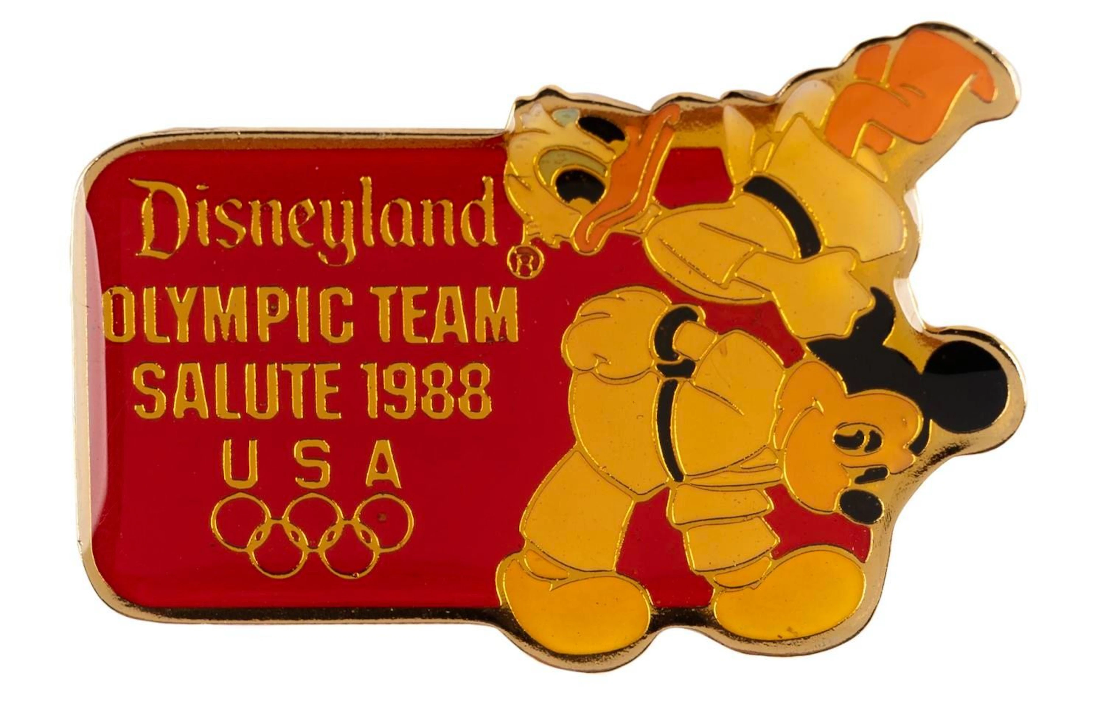 A Mickey and Donald Olympic Martial Arts Pin.
