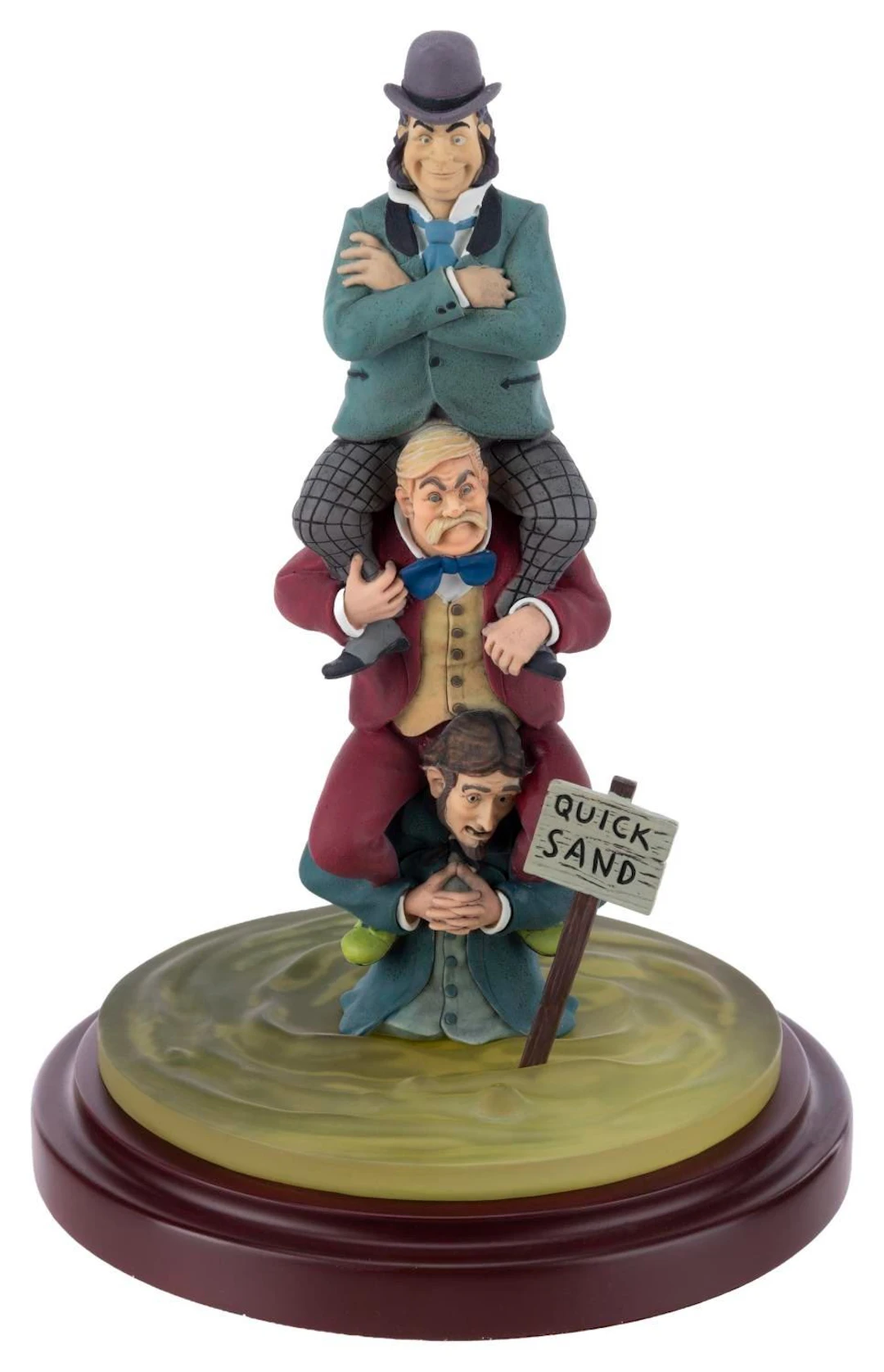 A Haunted Mansion Stretch Portrait Quicksand Men Figure.