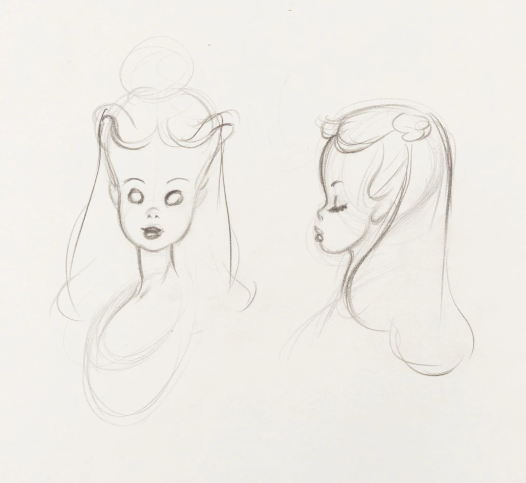 A "Fantasia" Centaurette Development Drawing.