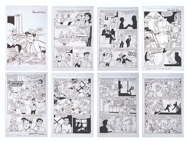 Original Archie Comic Book and Digest Art.